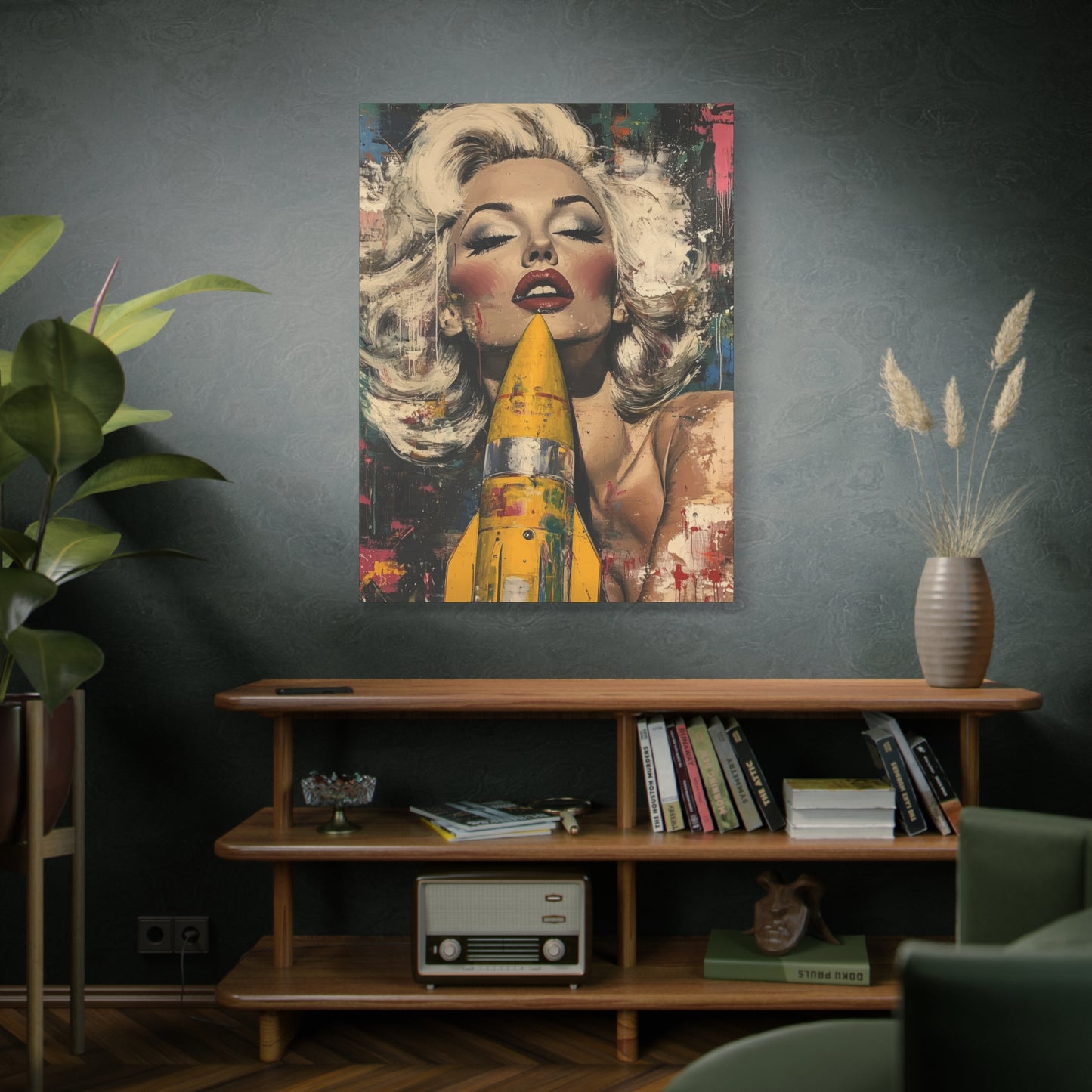Gallery Wrapped Canvas, Guilt and Grit Adult Art Canvas, Erotic Pinup Art Canvas – Jennifer