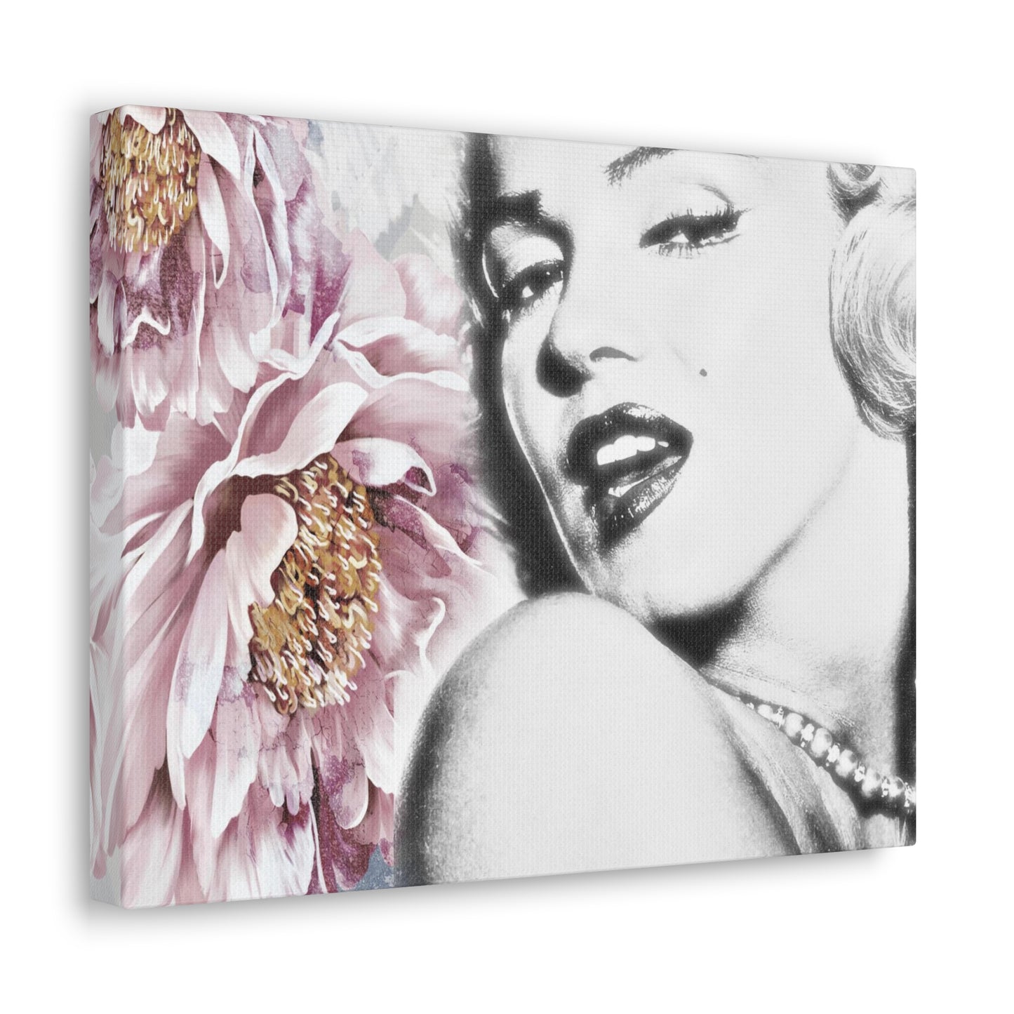 Canvas Wall Art, Gallery Wrapped Pop Art, Celebrity Wall Art – Marilyn Monroe - Bloom