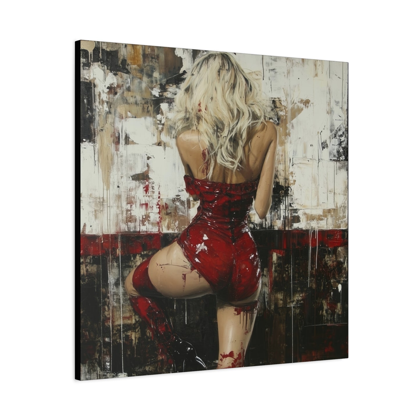 Gallery Wrapped Canvas, Sinners and Saints Art Canvas, Erotic Art Canvas – Veronica