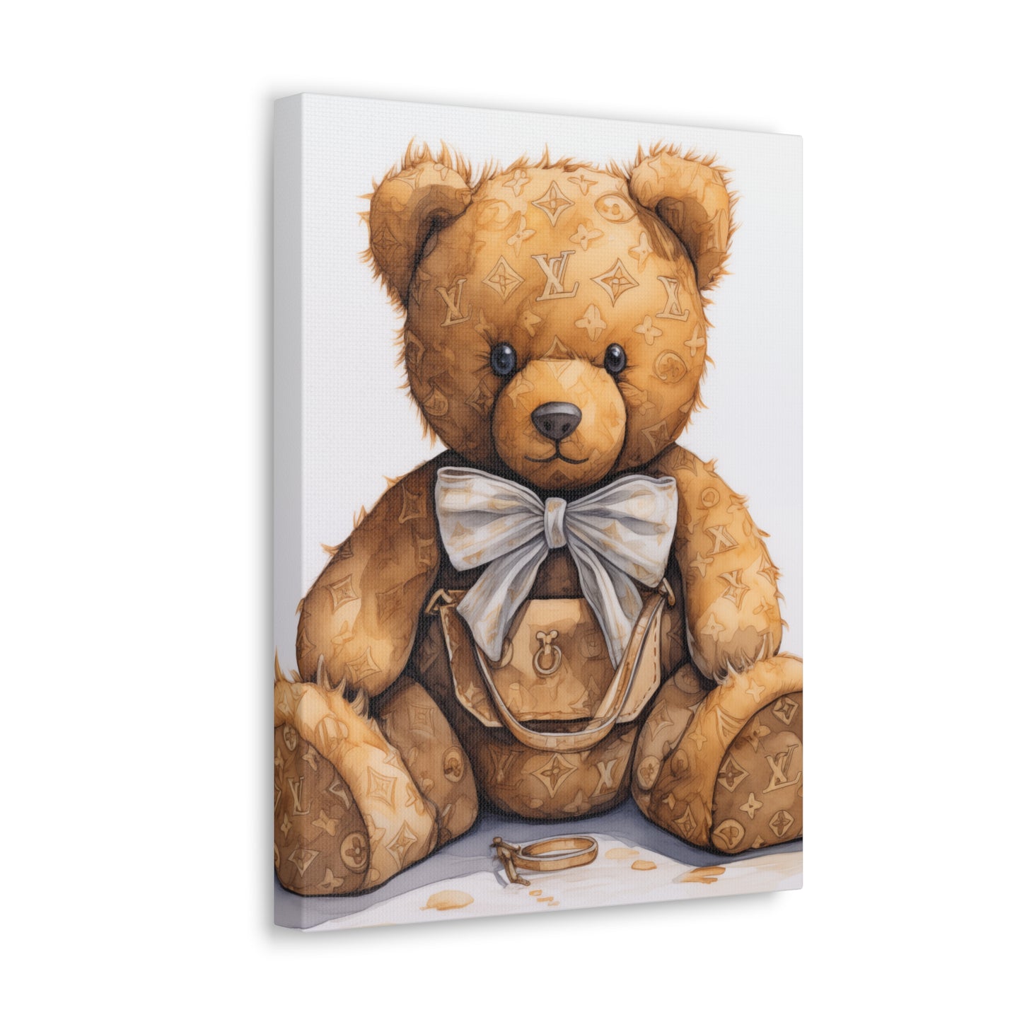 Canvas Gallery Wrap - LV Bear Wall Art - Ring