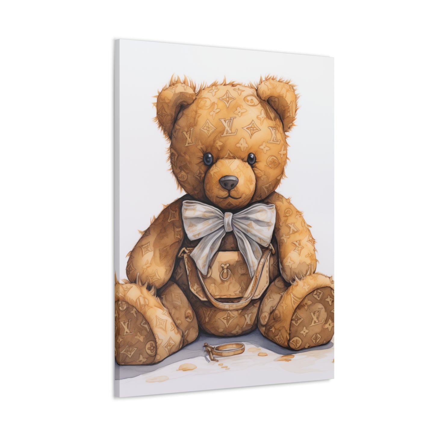 Canvas Gallery Wrap - LV Bear Wall Art - Ring