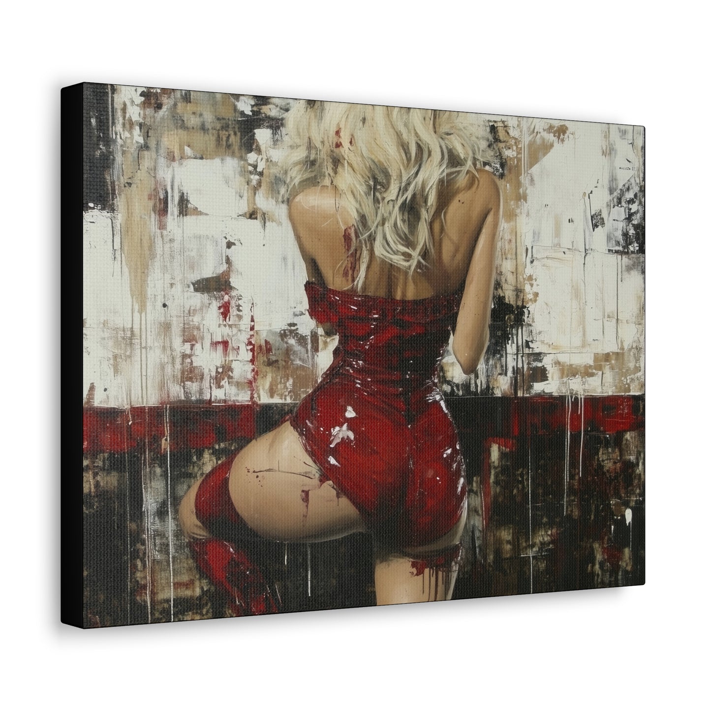 Gallery Wrapped Canvas, Sinners and Saints Art Canvas, Erotic Art Canvas – Veronica