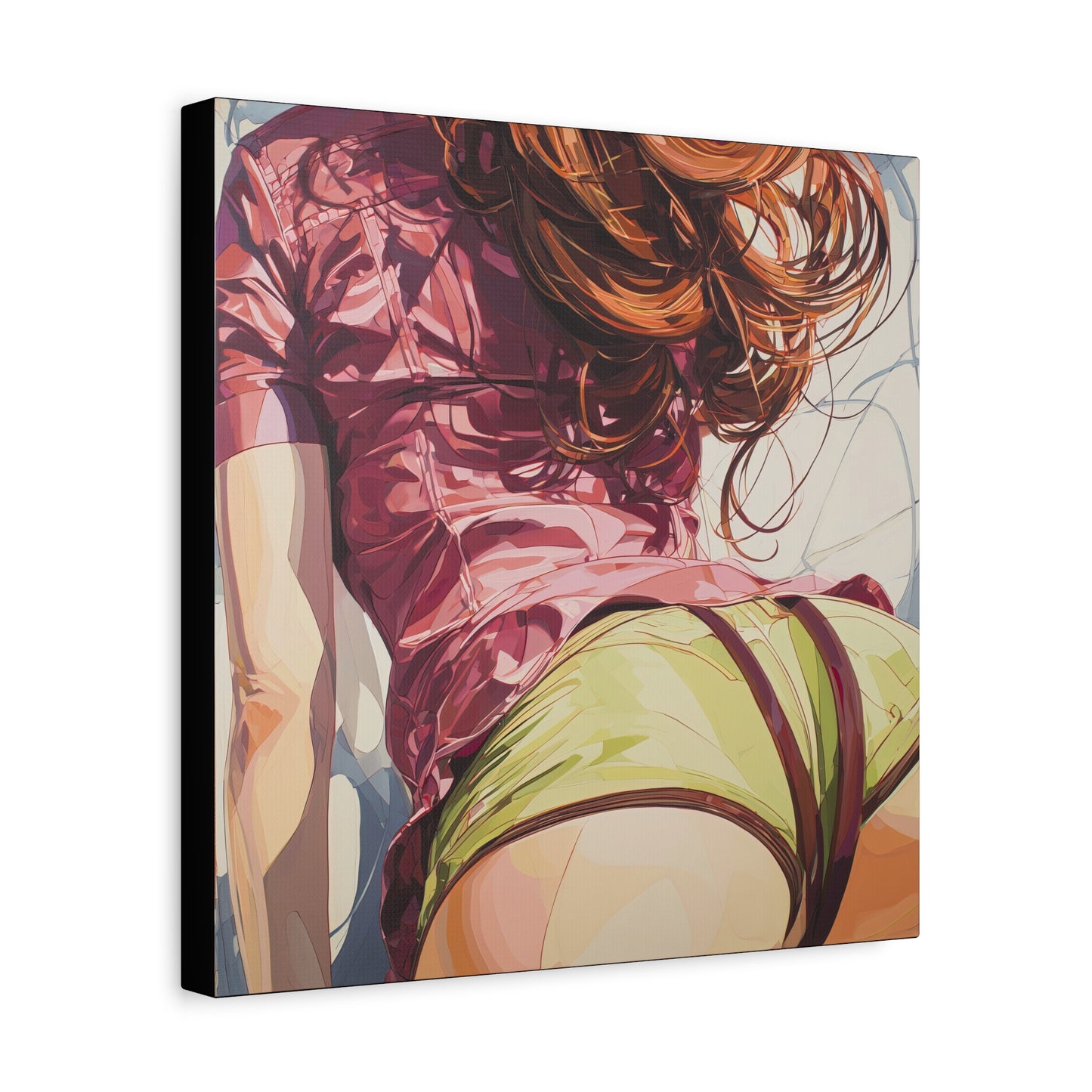 Gallery Wrapped Canvas, Tongue and Cheek Art Canvas, Naughty Girl Art Canvas – Persephone