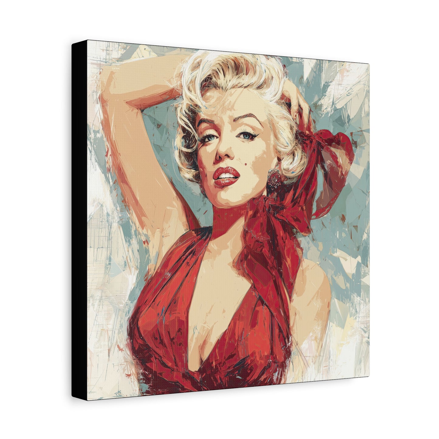 Gallery Wrapped Canvas, The Diva Project Art Canvas, Pinup Art Canvas – Marilyn Monroe - ONE