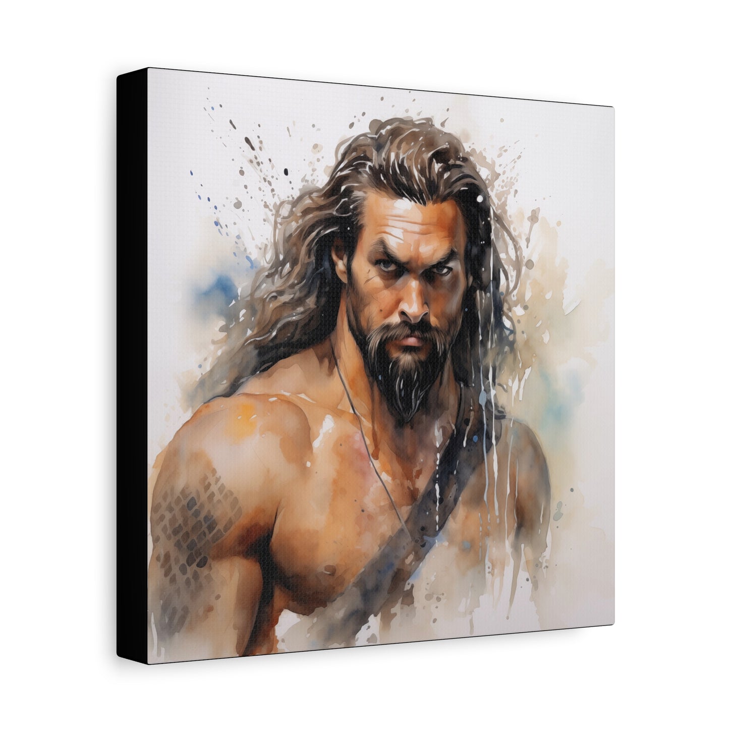Gallery Wrapped Canvas, Celebrity Inspired, Pop Art Canvas – Jason