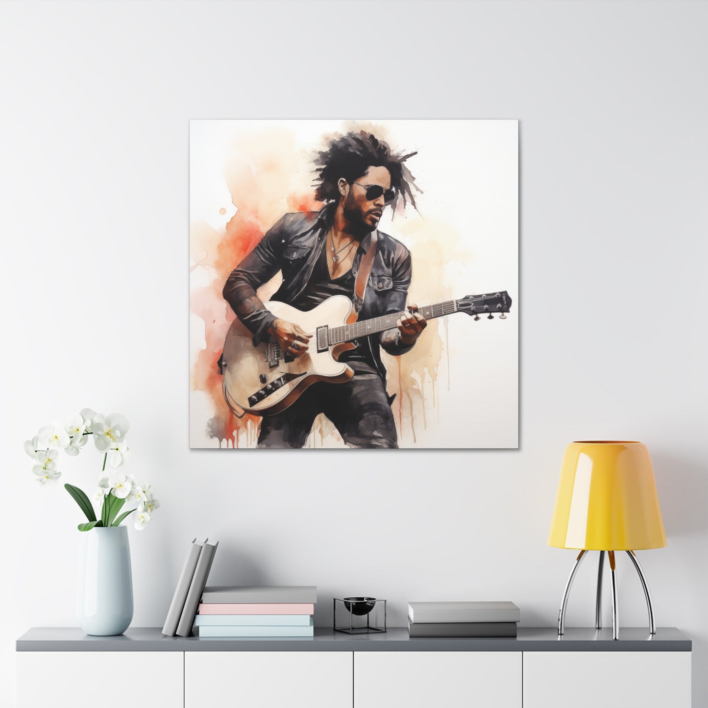 Gallery Wrapped Canvas, Celebrity Inspired, Pop Art Canvas – Lenny Also