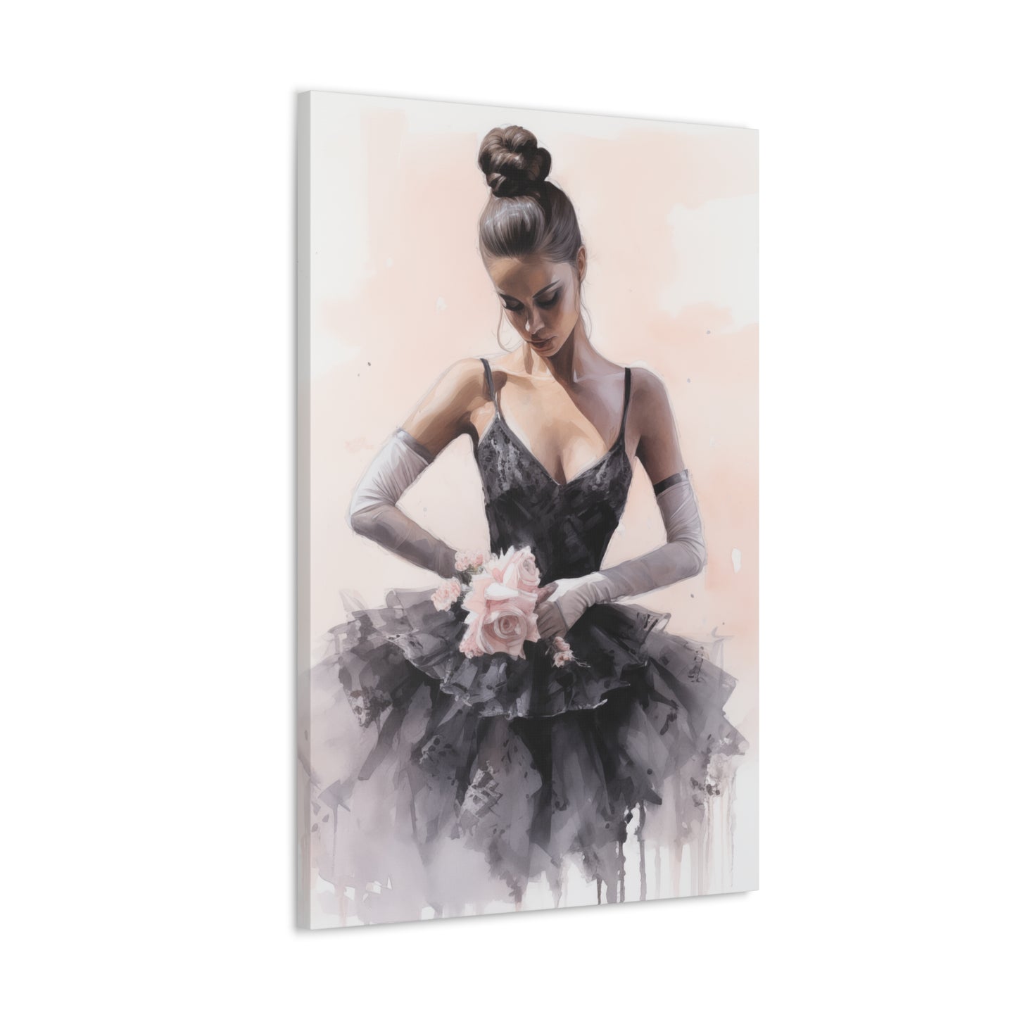 Gallery Wrapped Canvas, Ballerina Beauty, Ballet Art Canvas – Sonja