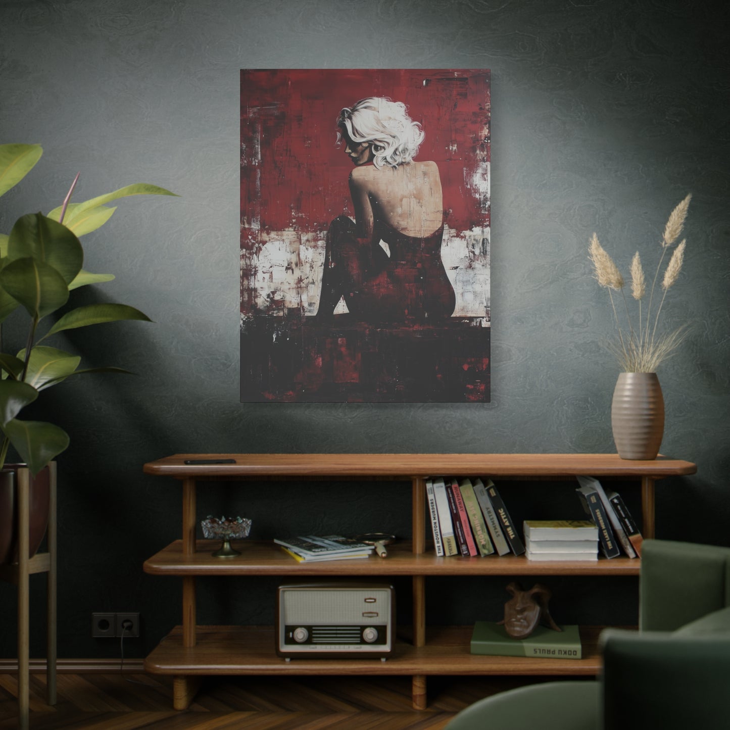 Gallery Wrapped Canvas, Guilt and Grit Adult Art Canvas, Erotic Pinup Art Canvas – Vivica