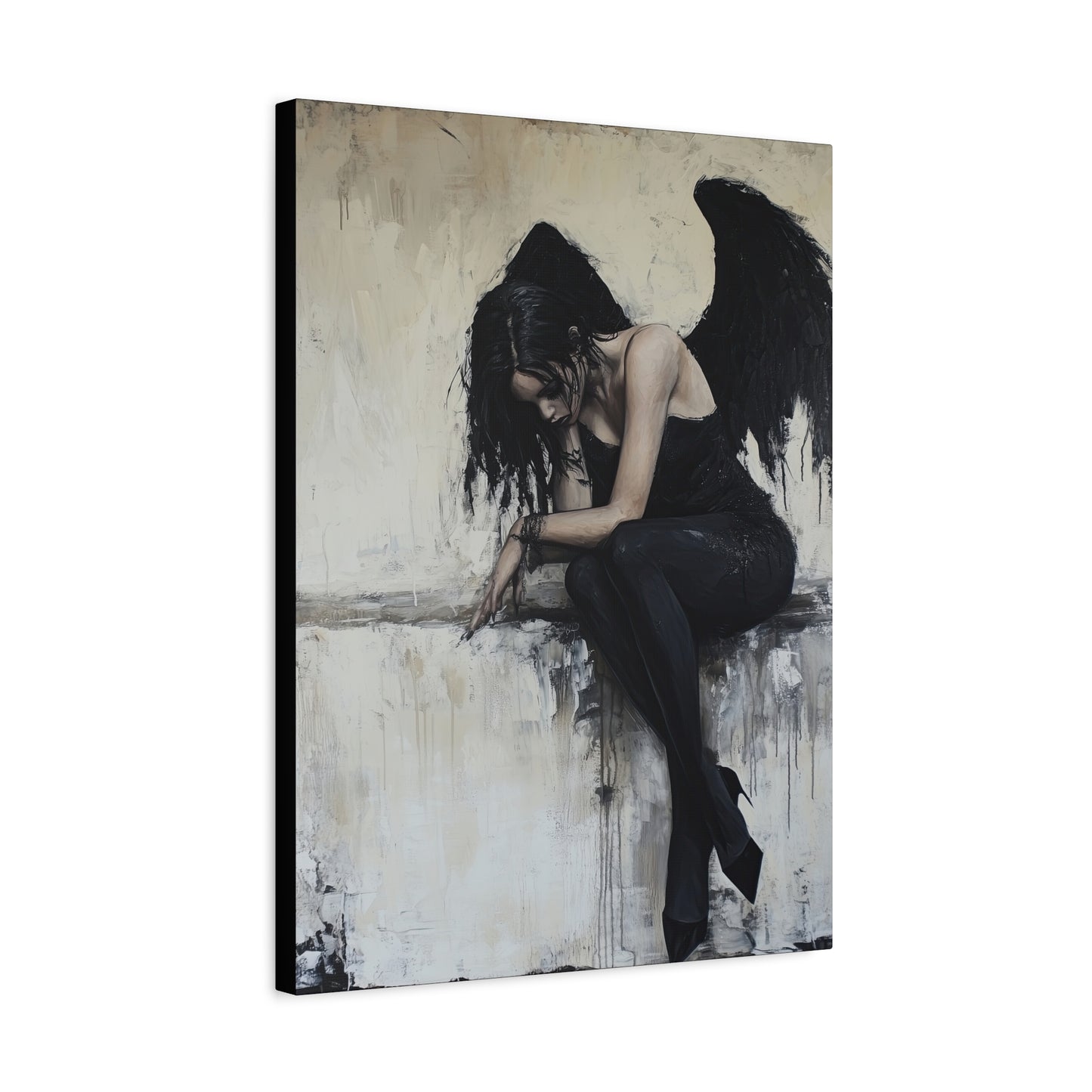 Gallery Wrapped Canvas, Sinners and Saints Art Canvas, Erotic Pinup Art Canvas – Helena