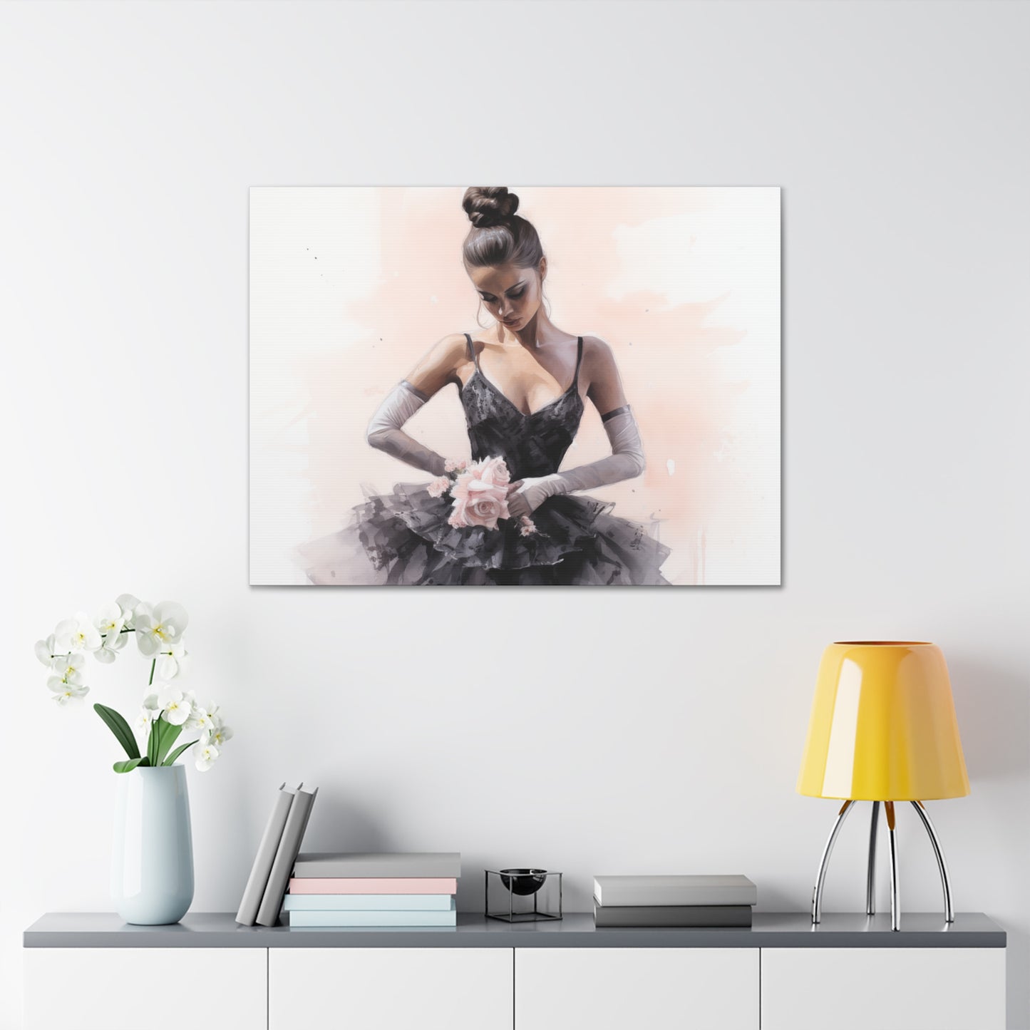 Gallery Wrapped Canvas, Ballerina Beauty, Ballet Art Canvas – Sonja