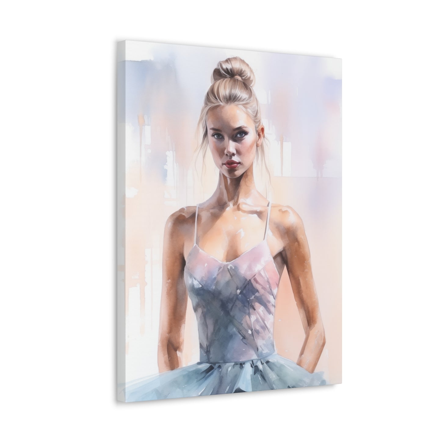 Gallery Wrapped Canvas, Ballerina Beauty, Ballet Art Canvas – Samantha