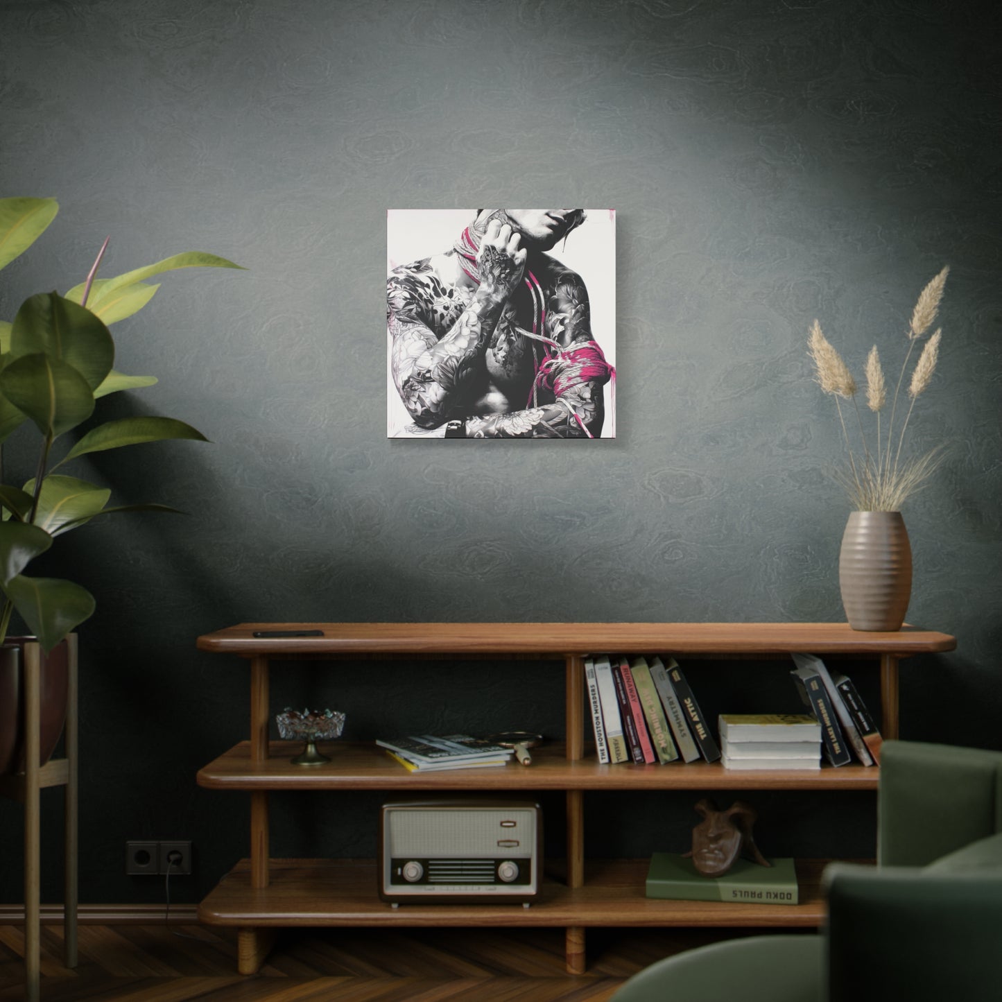 Gallery Wrapped Canvas, Ropes and Reverence Art Canvas, Erotic Shibari Art Canvas – Kaito