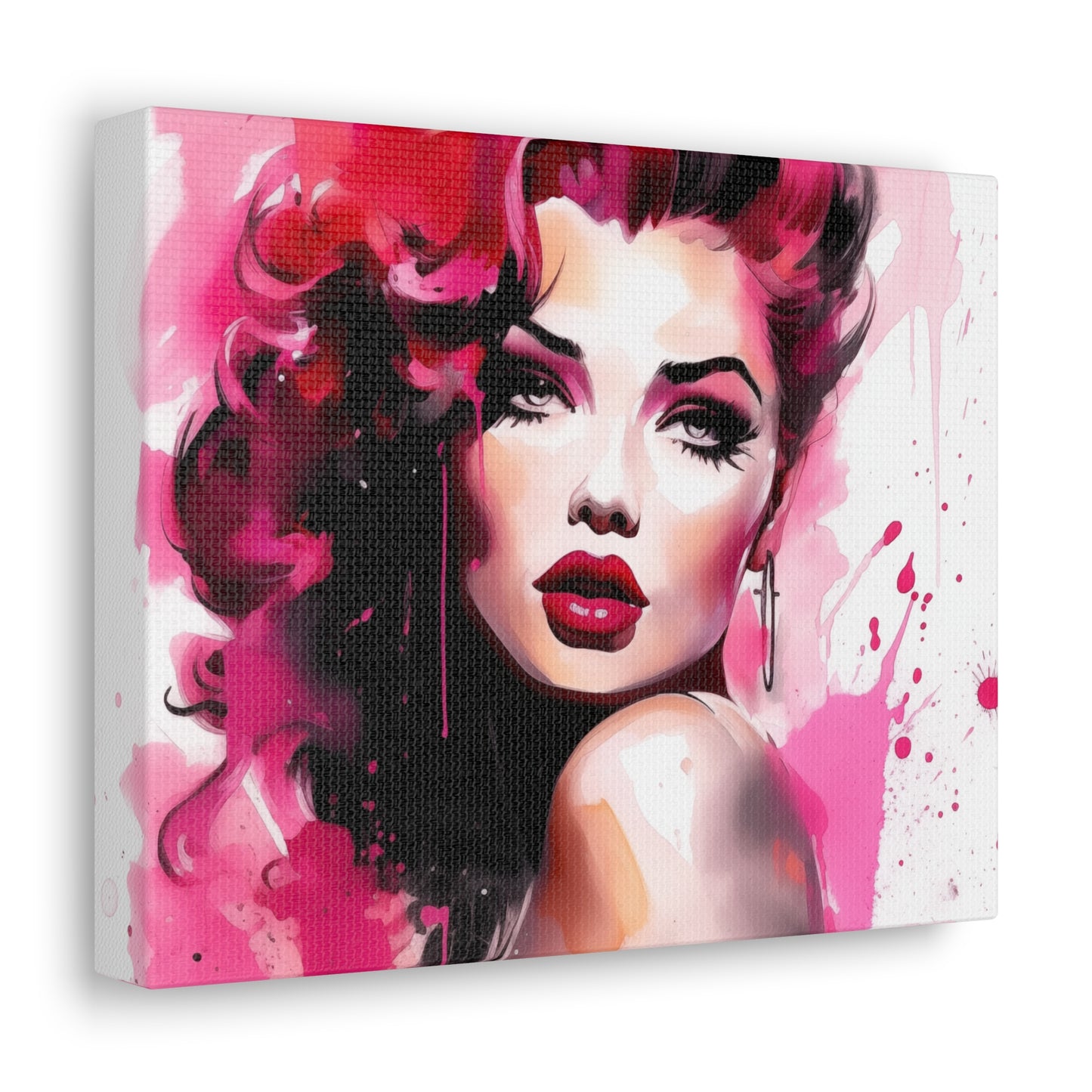 Canvas Wall Art, Gallery Wrapped Pop Art, Diva Wall Art – Thalia