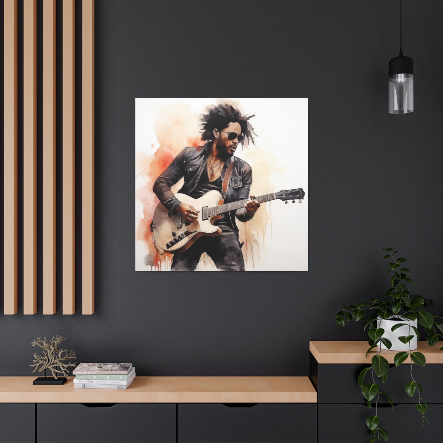 Gallery Wrapped Canvas, Celebrity Inspired, Pop Art Canvas – Lenny Also