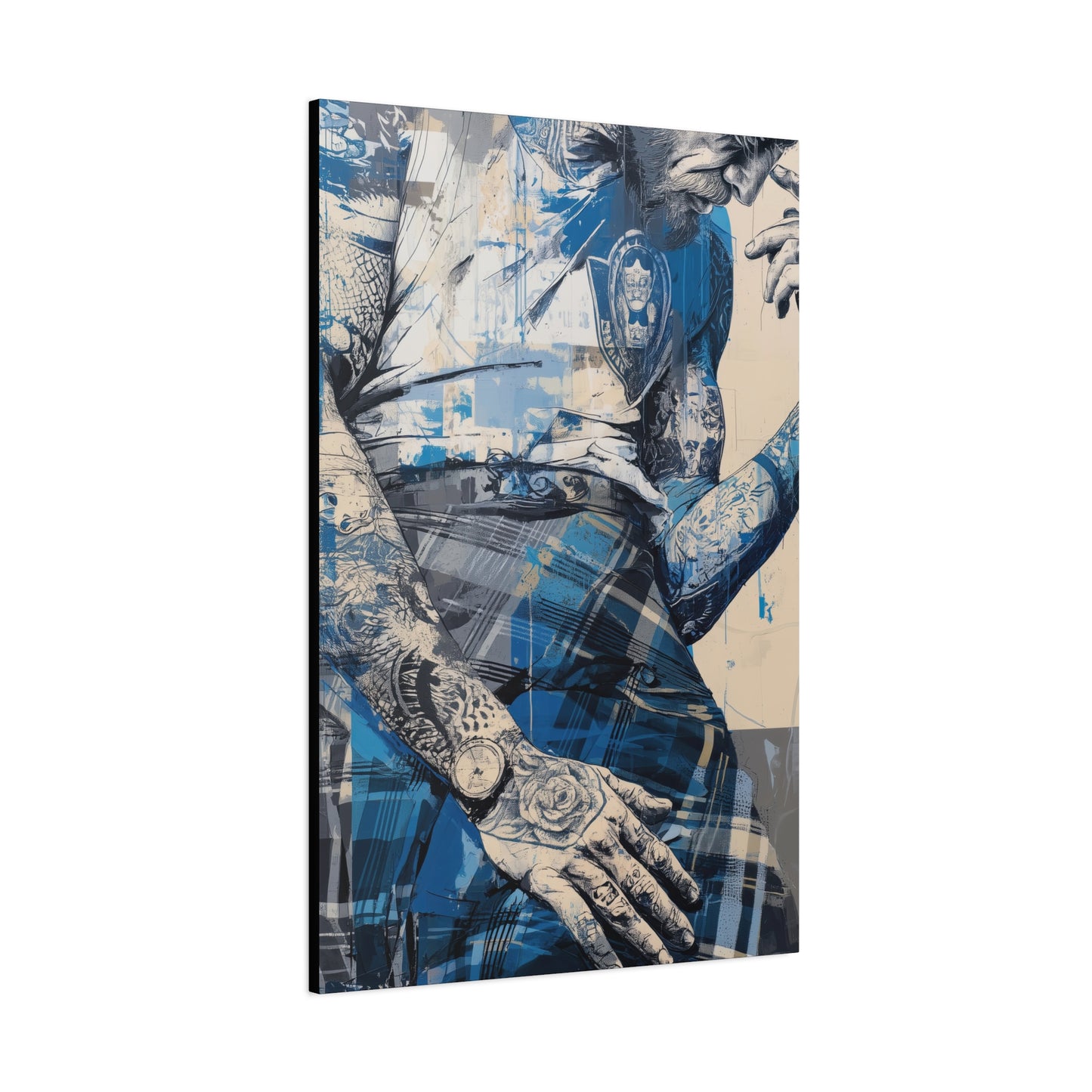 Gallery Wrapped Canvas, Kilts and Carnage Art Canvas, Erotic Pinup Art Canvas – Connor