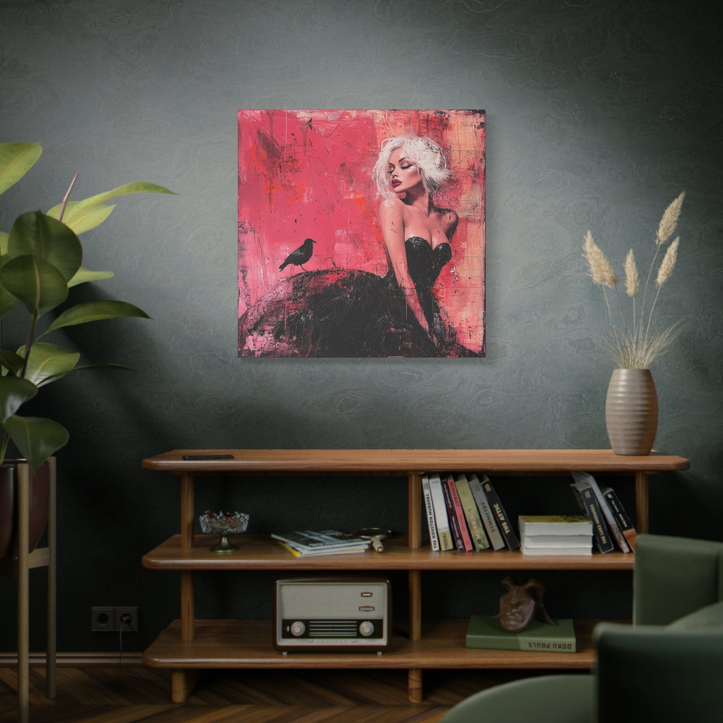 Gallery Wrapped Canvas, Sinners and Saints Adult Art Canvas, Erotic Pinup Art Canvas – Paloma