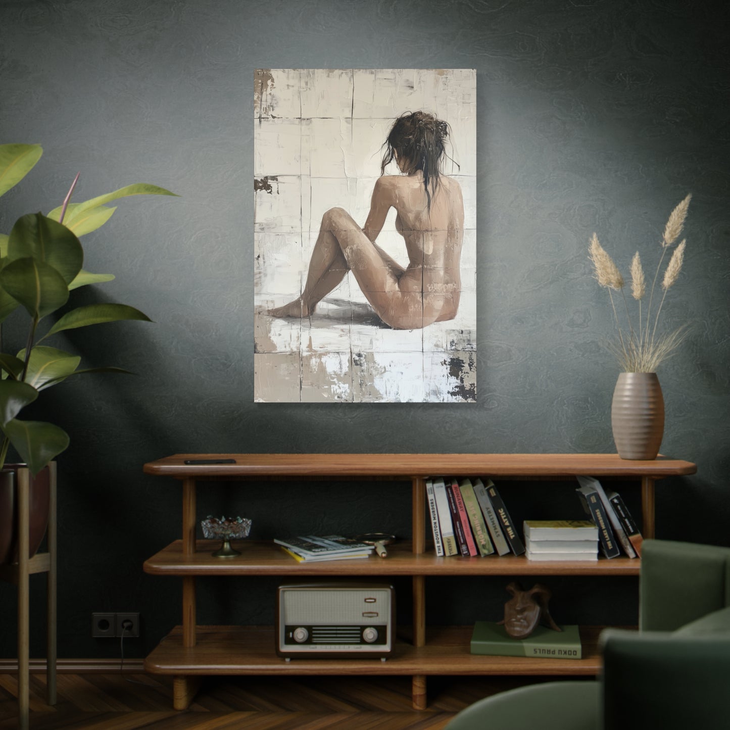 Gallery Wrapped Canvas, Sinners and Saints Art Canvas, Erotic Pinup Art Canvas – Eve