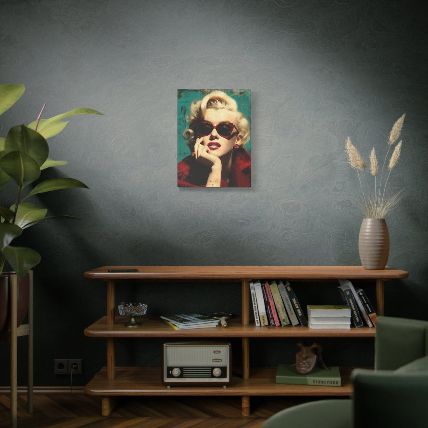 Gallery Wrapped Canvas, The Diva Project Art Canvas, Pinup Art Canvas – Marilyn Monroe - NINE