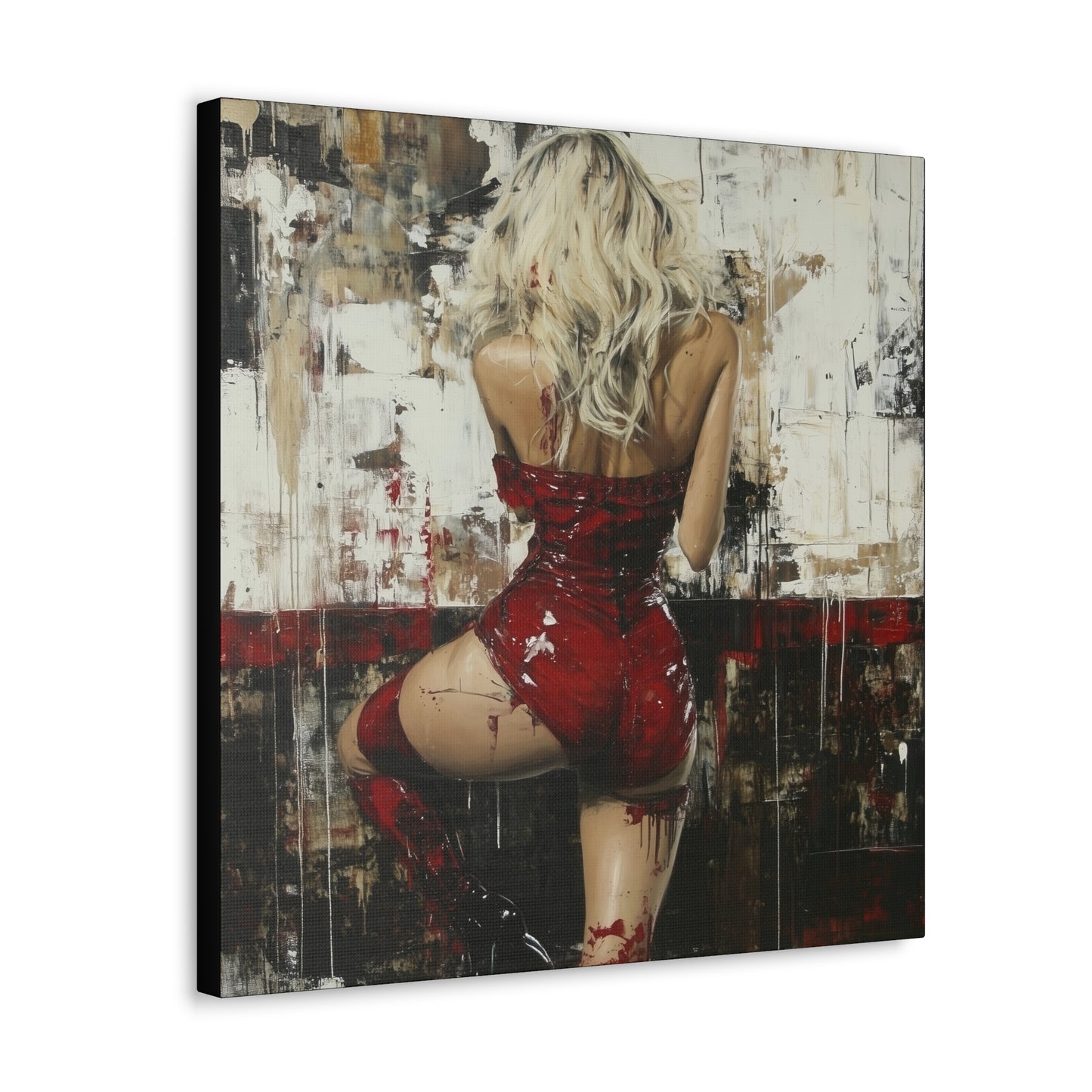 Gallery Wrapped Canvas, Sinners and Saints Art Canvas, Erotic Art Canvas – Veronica