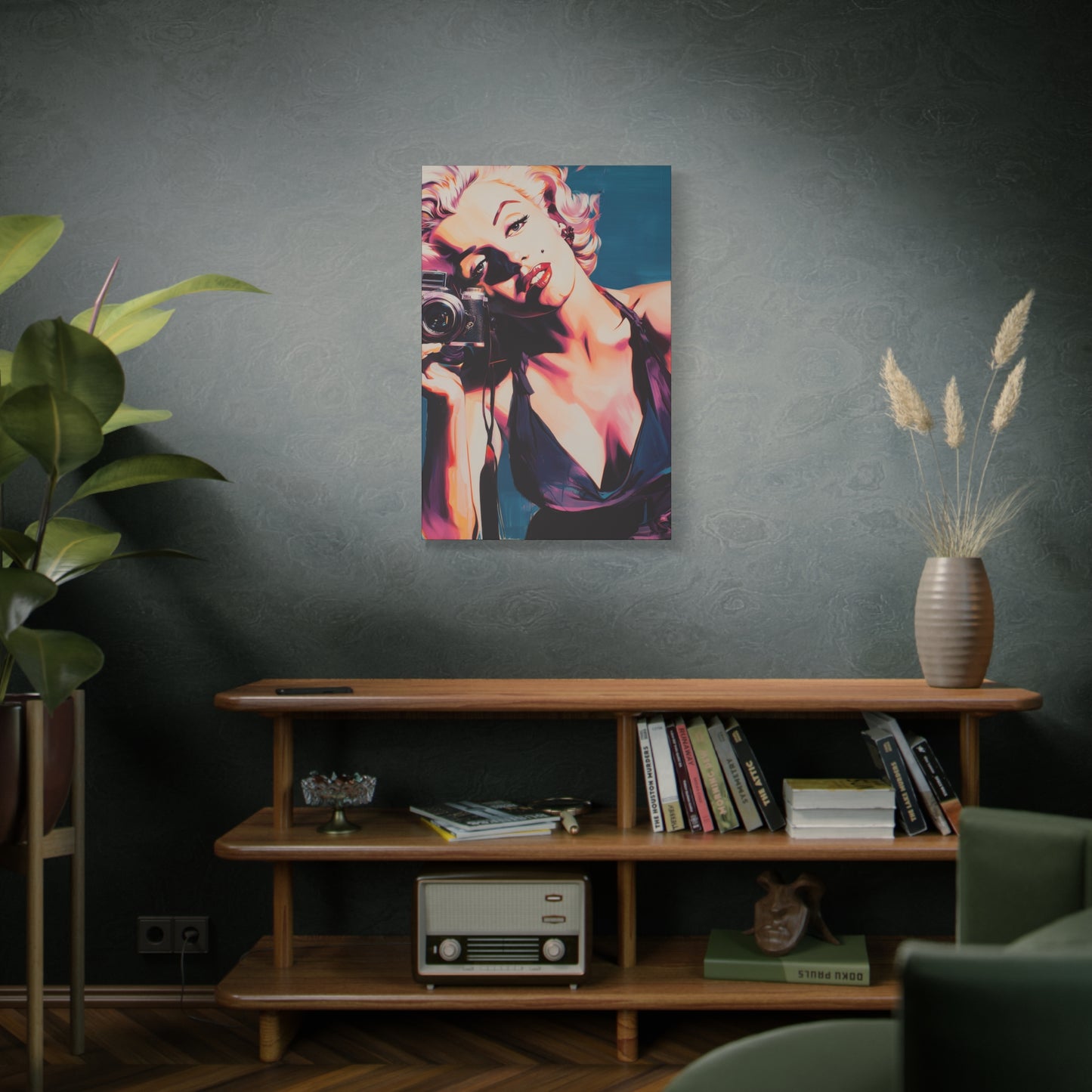 Gallery Wrapped Canvas, The Diva Project Art Canvas, Pinup Art Canvas – Marilyn Monroe - TEN