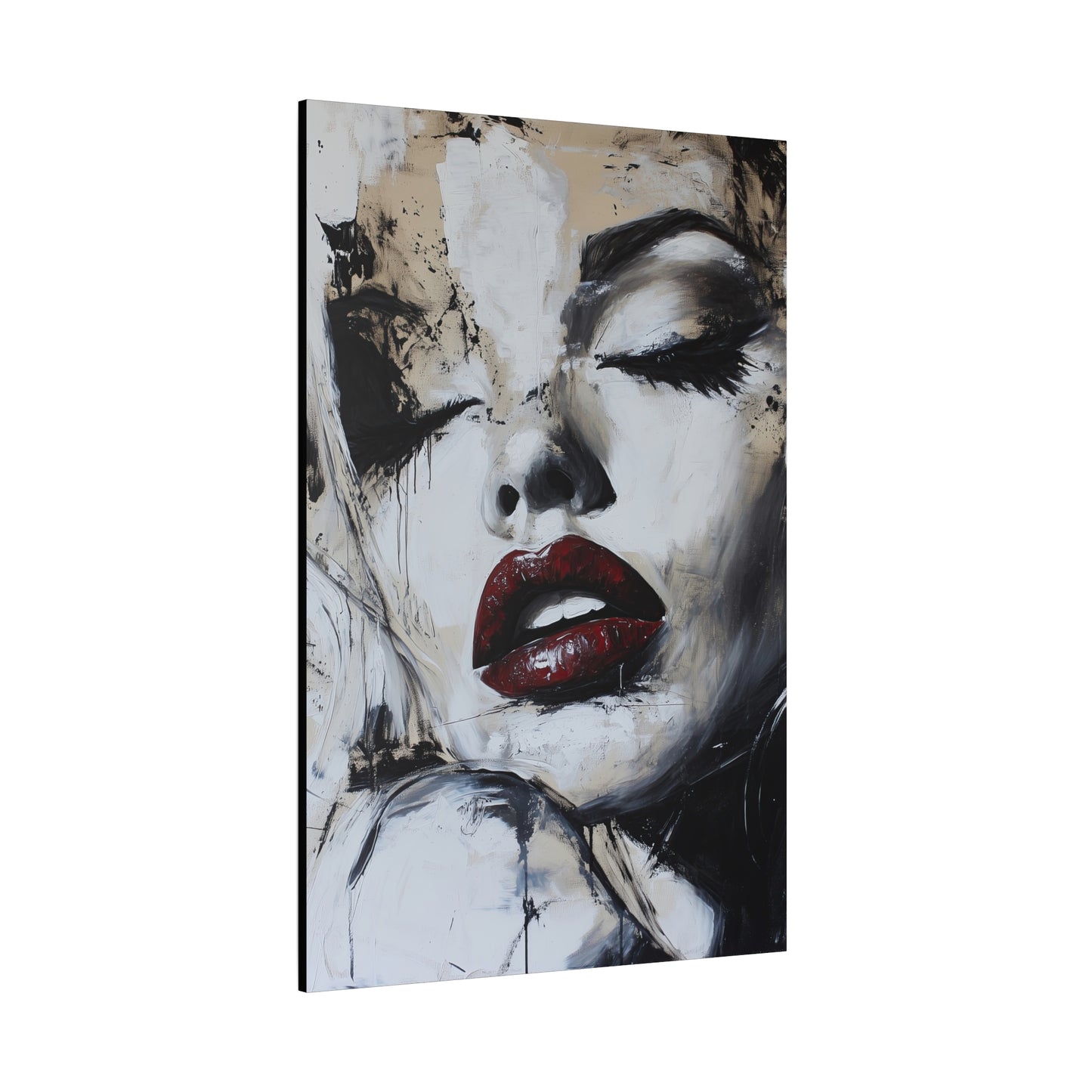 Gallery Wrapped Canvas, Guilt and Grit Adult Art Canvas, Erotic Pinup Art Canvas – Talia