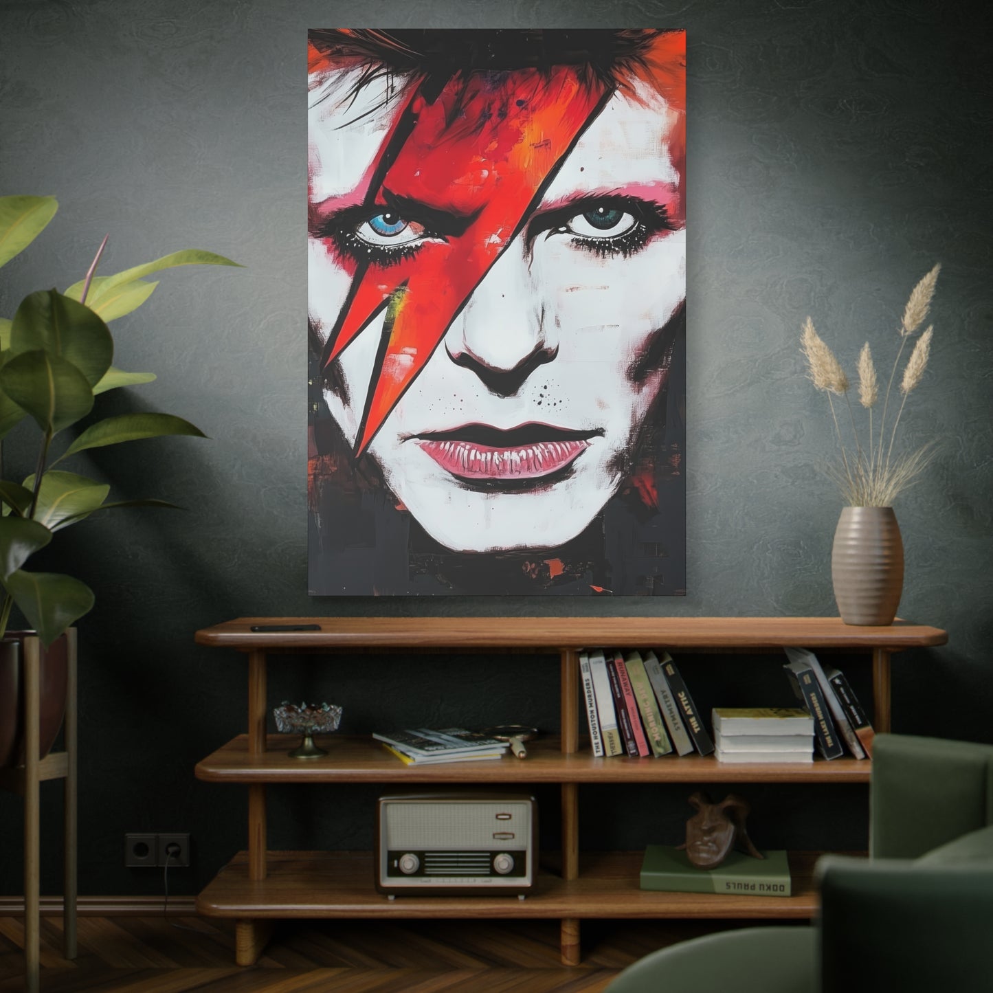 Gallery Wrapped Canvas, Celebrity Inspired, Pop Art Canvas – Bowie