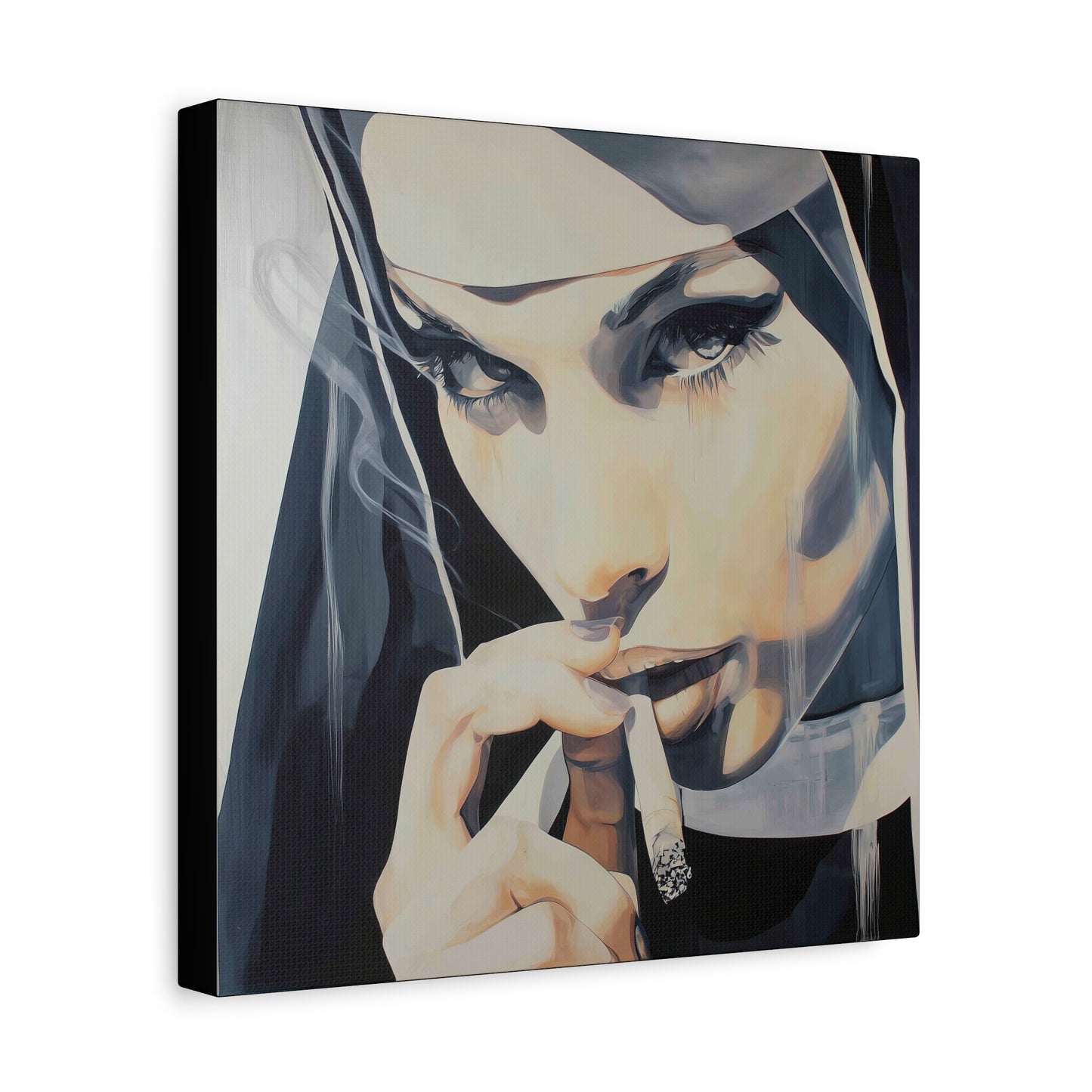 Gallery Wrapped Canvas, Habits and Heresy Art Canvas, Naughty Nuns Art Canvas – Sister Mercy