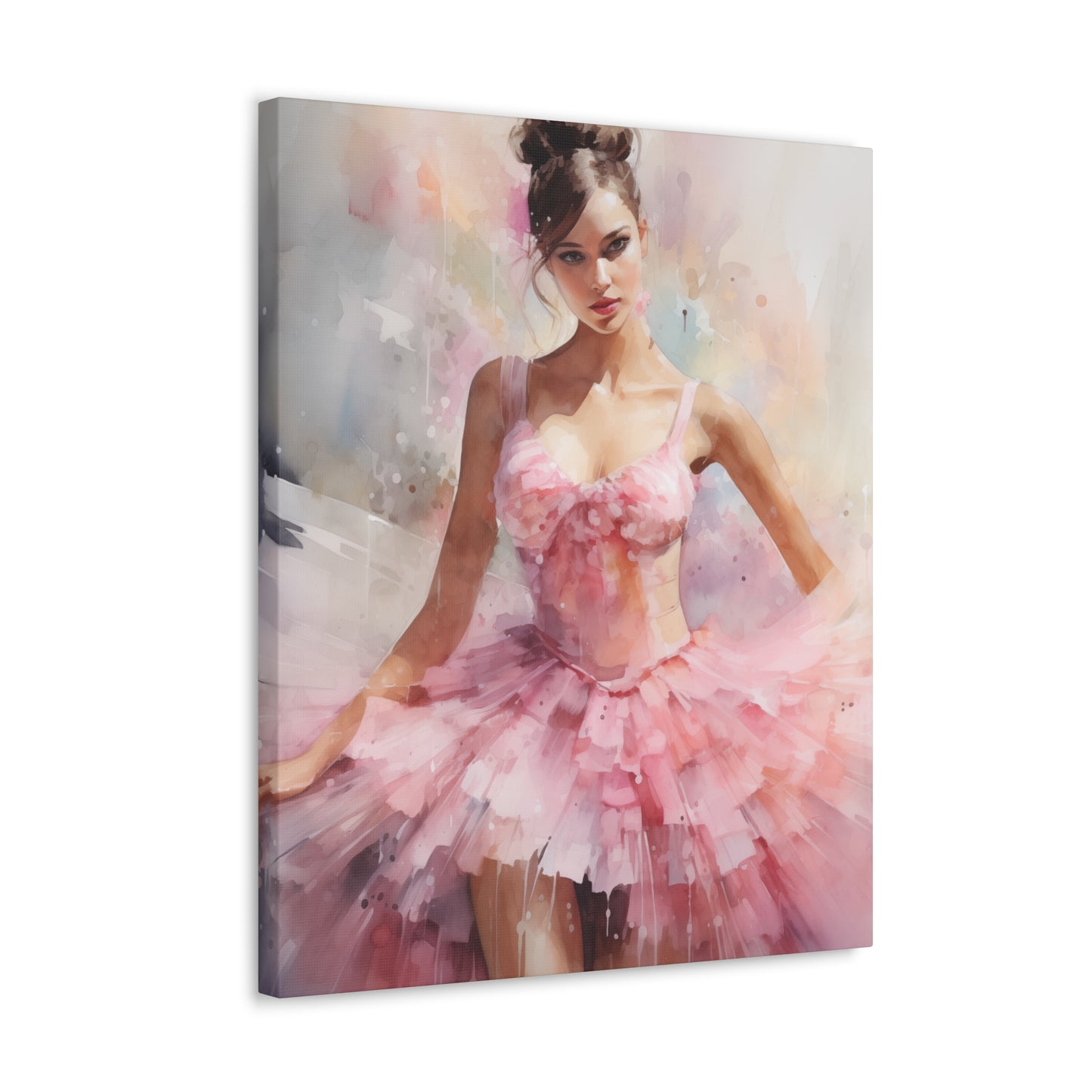Gallery Wrapped Canvas, Ballerina Beauty, Ballet Art Canvas – Lily
