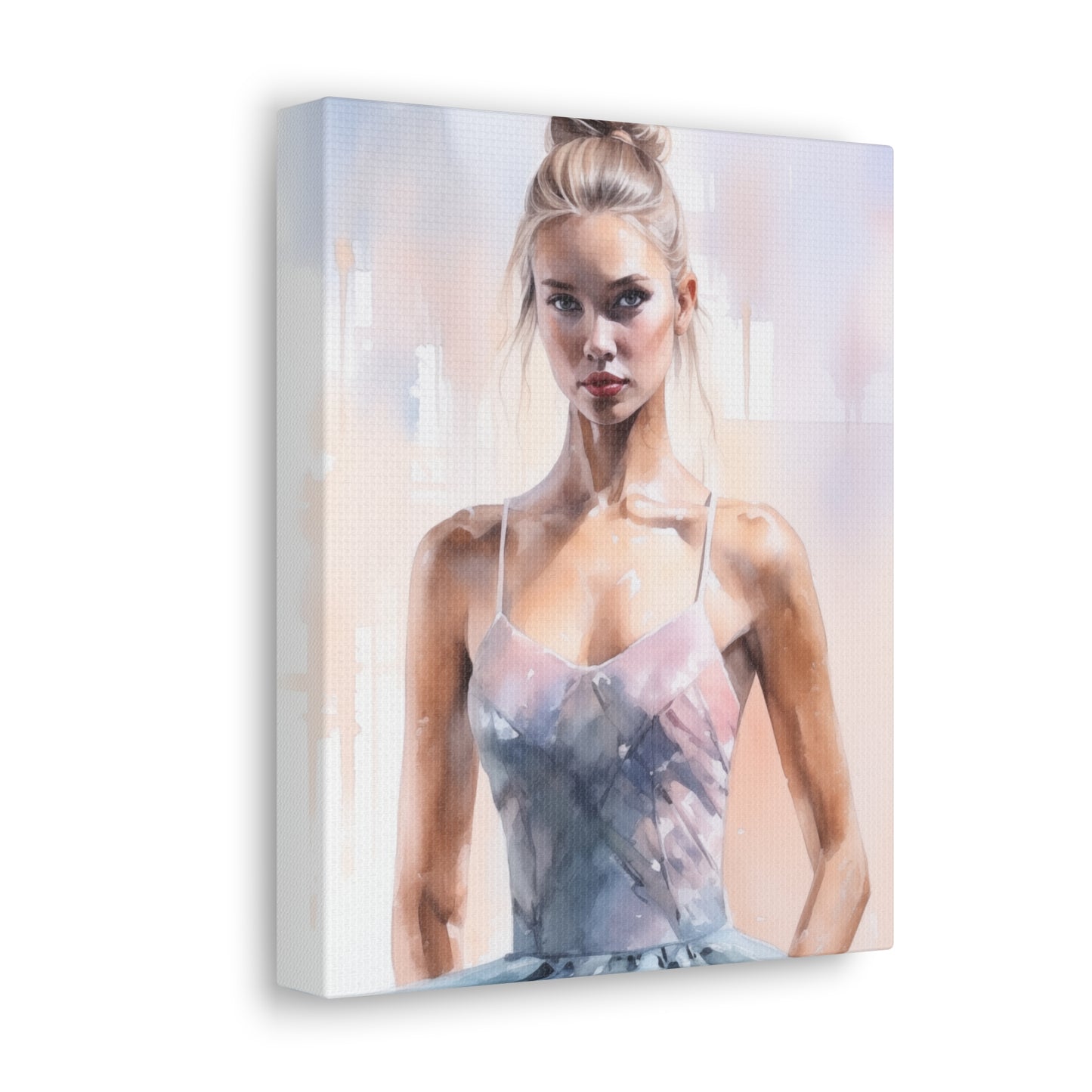 Gallery Wrapped Canvas, Ballerina Beauty, Ballet Art Canvas – Samantha