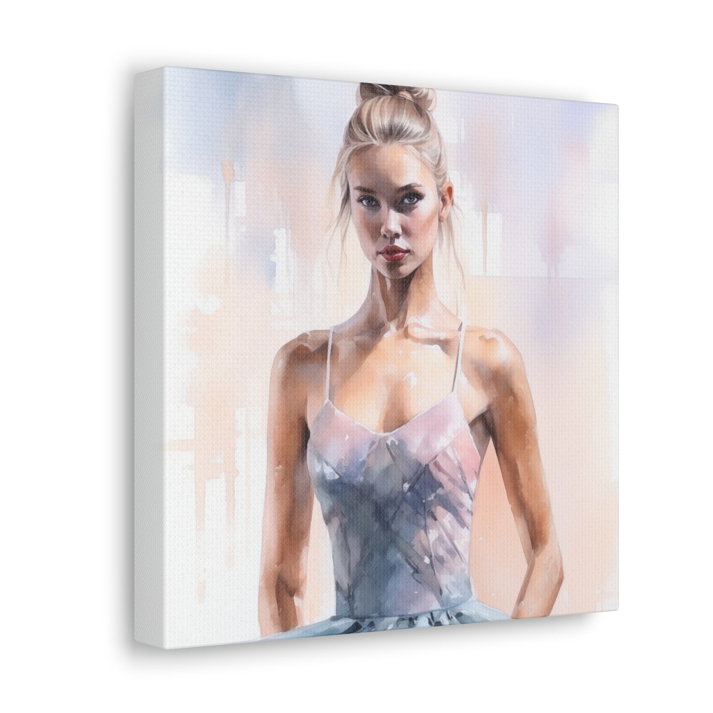 Gallery Wrapped Canvas, Ballerina Beauty, Ballet Art Canvas – Samantha