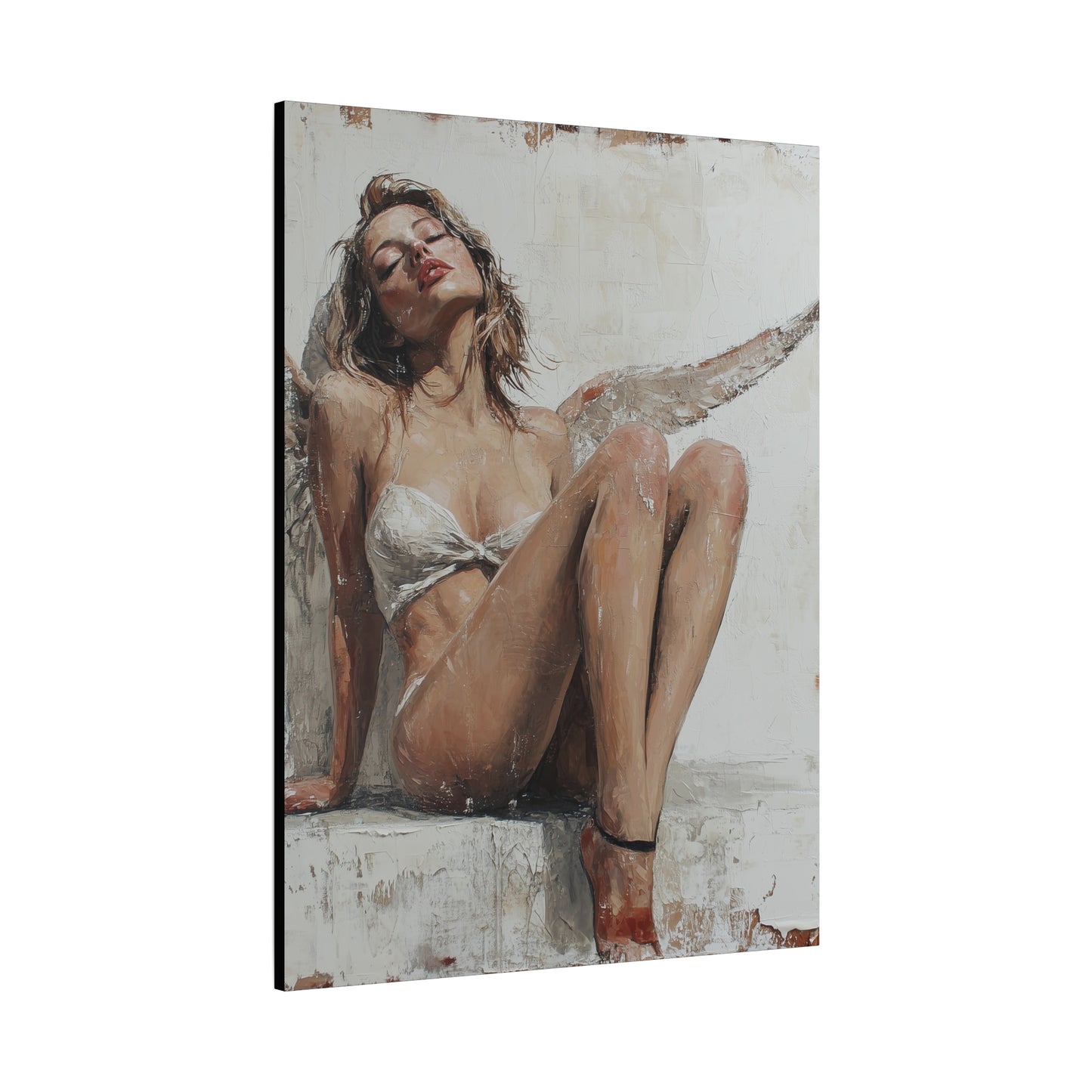 Gallery Wrapped Canvas, Sinners and Saints Art Canvas, Erotic Pinup Art Canvas – Kristen