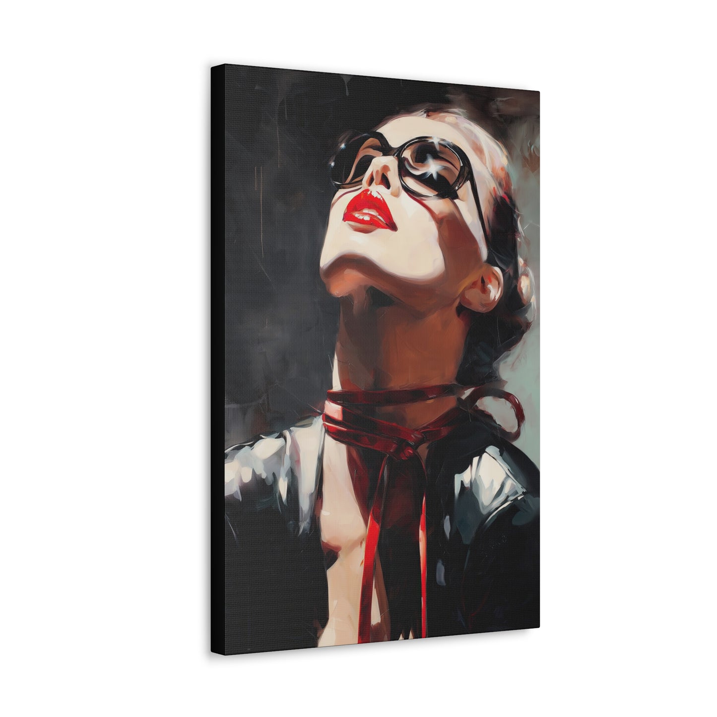 Gallery Wrapped Canvas, Ropes and Reverence Art Canvas, Erotic Shibari Art Canvas – Scarlett