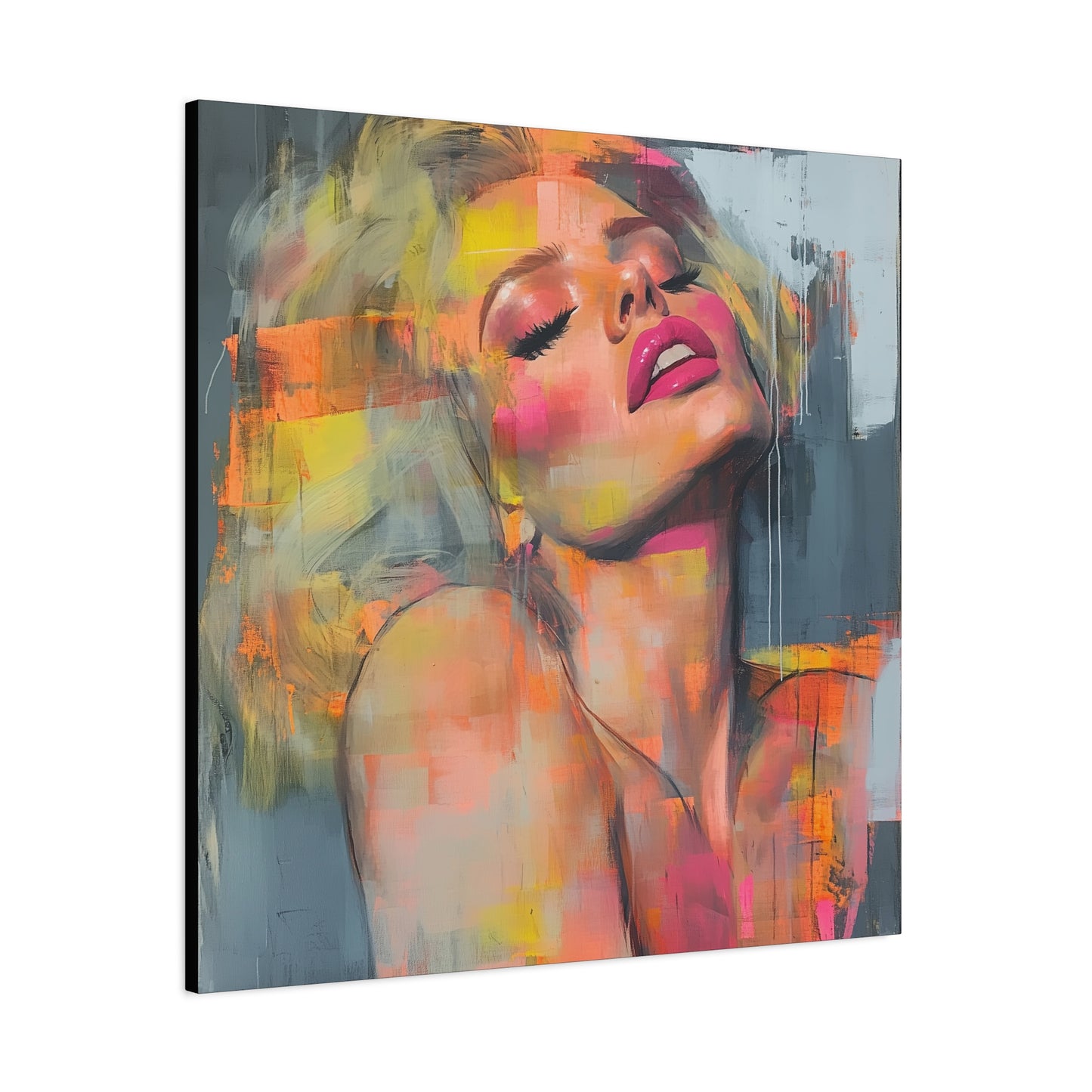 Gallery Wrapped Canvas, Guilt and Grit Adult Art Canvas, Erotic Pinup Art Canvas – Veda