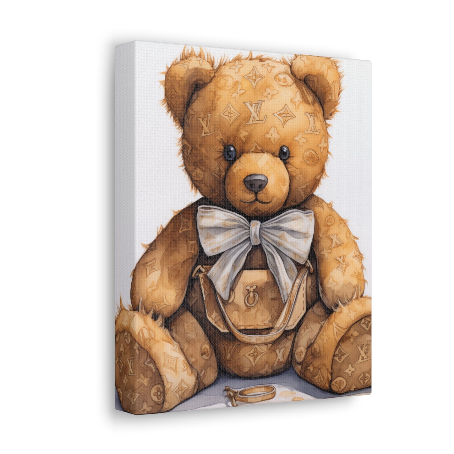 Canvas Gallery Wrap - LV Bear Wall Art - Ring