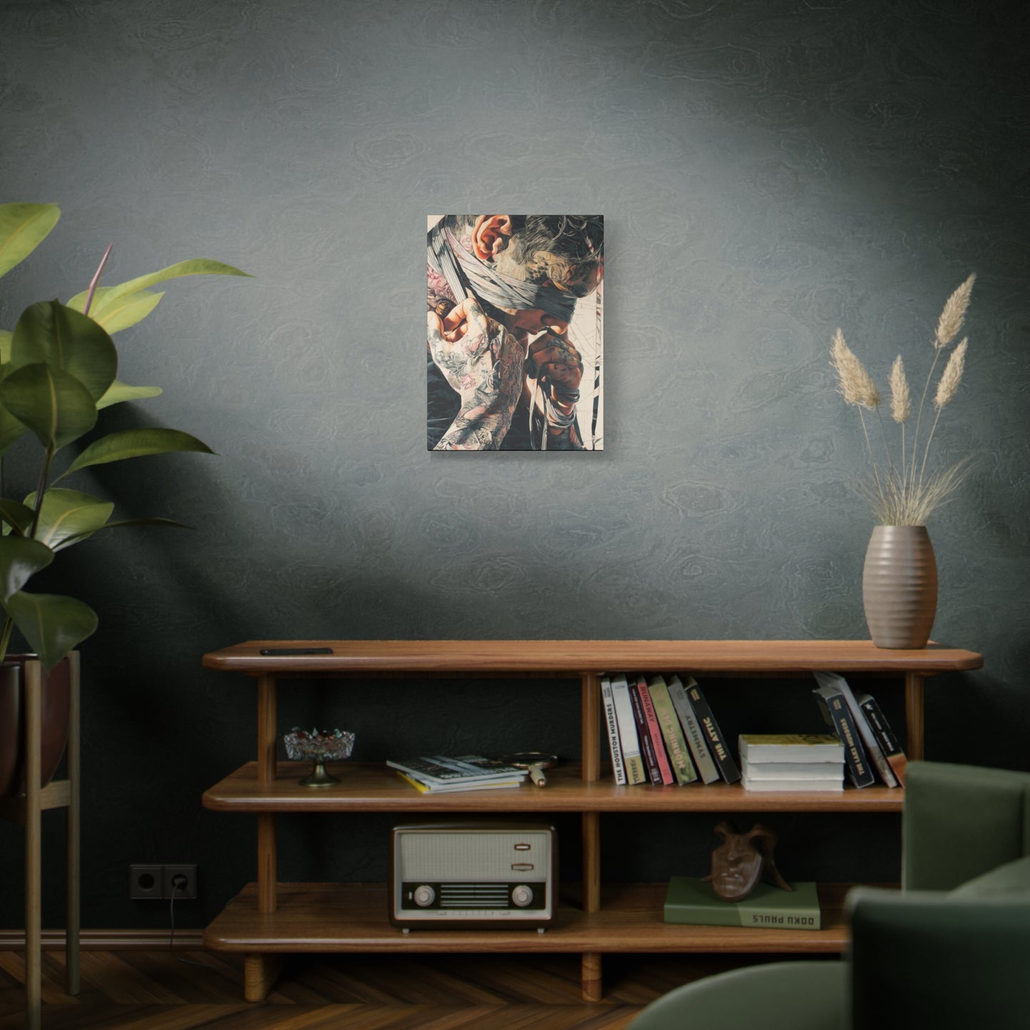 Gallery Wrapped Canvas, Ropes and Reverence Art Canvas, Erotic Shibari Art Canvas – Hiro