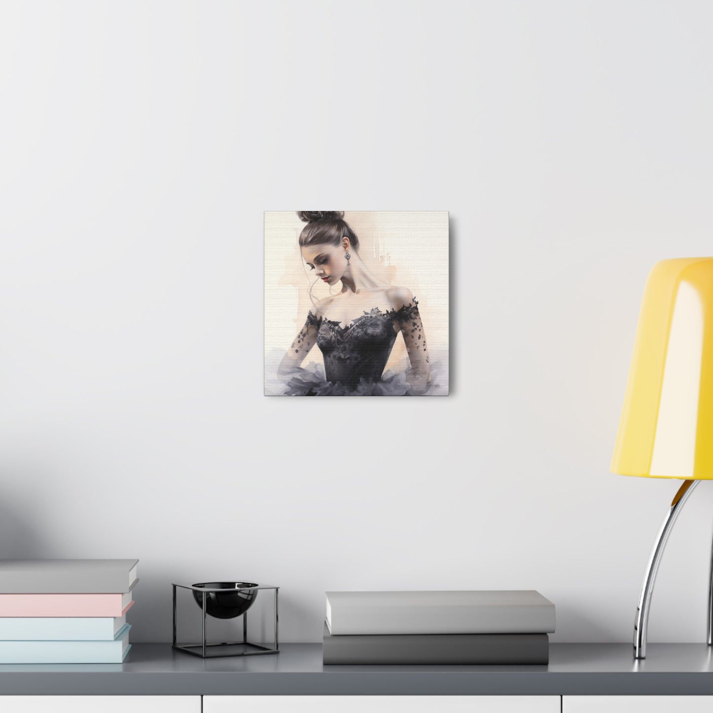 Gallery Wrapped Canvas, Ballerina Beauty, Ballet Art Canvas – Lola