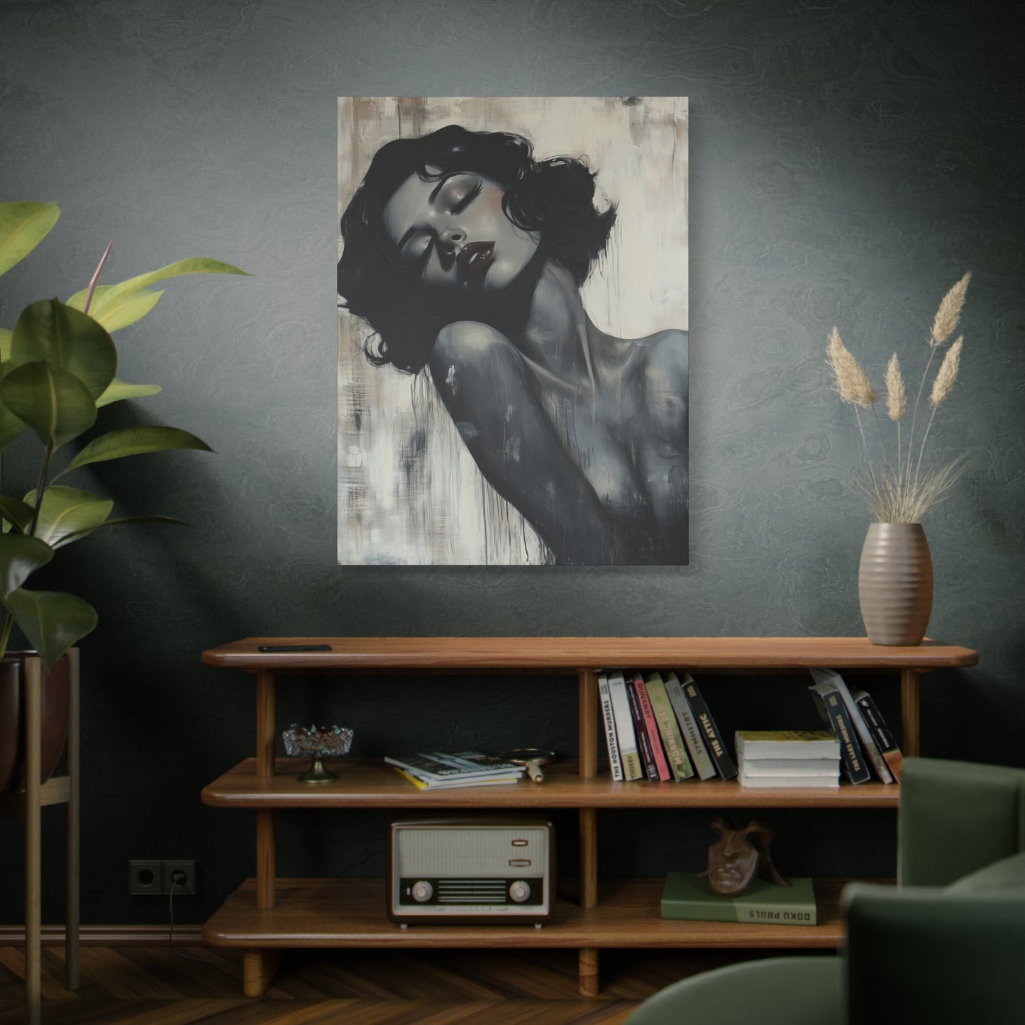 Gallery Wrapped Canvas, Sinners and Saints Art Canvas, Erotic Pinup Art Canvas – Lonna