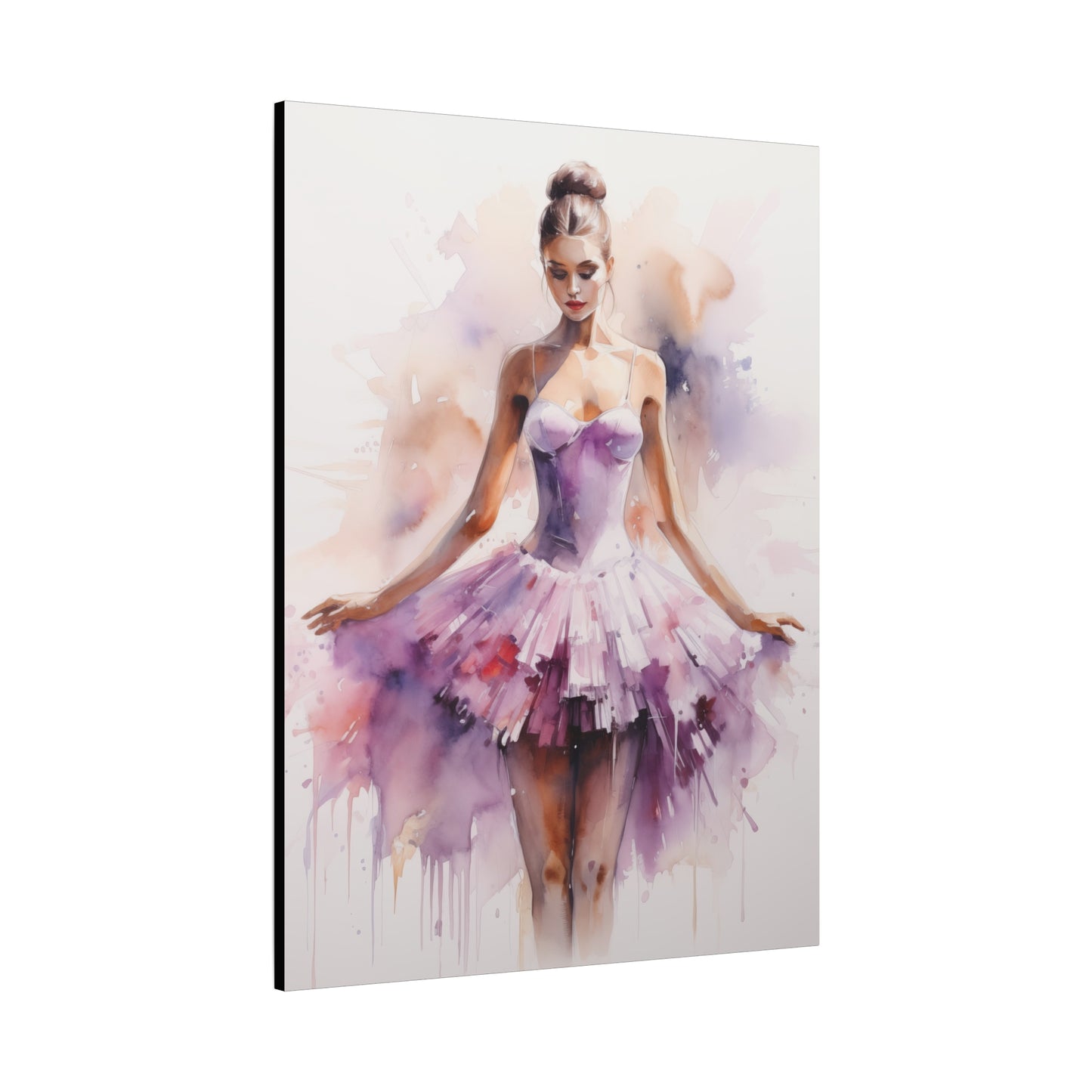Pointes and Platforms, Gallery Wrapped Canvas, Ballerina Beauty, Ballet Art Canvas – Joanna