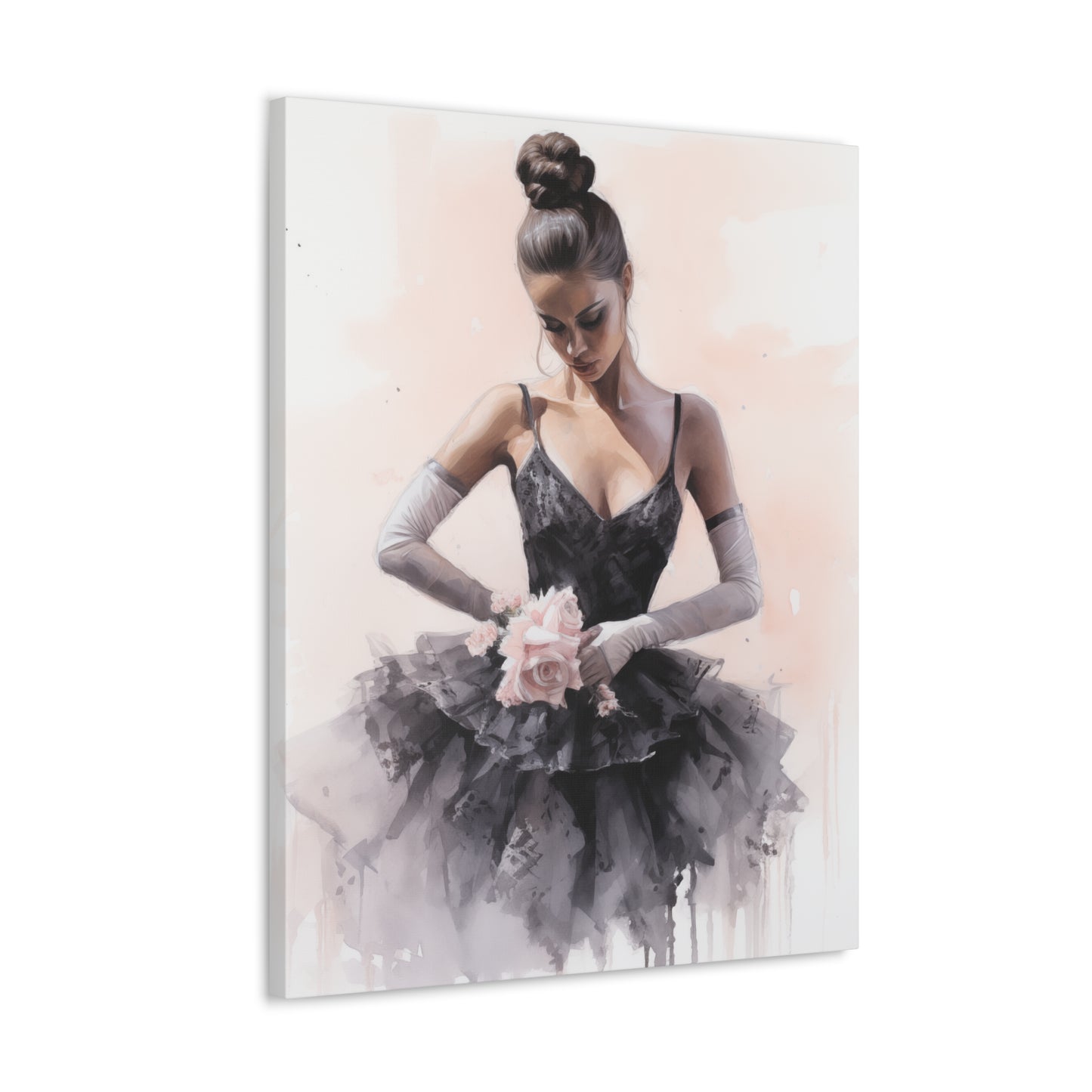 Gallery Wrapped Canvas, Ballerina Beauty, Ballet Art Canvas – Sonja