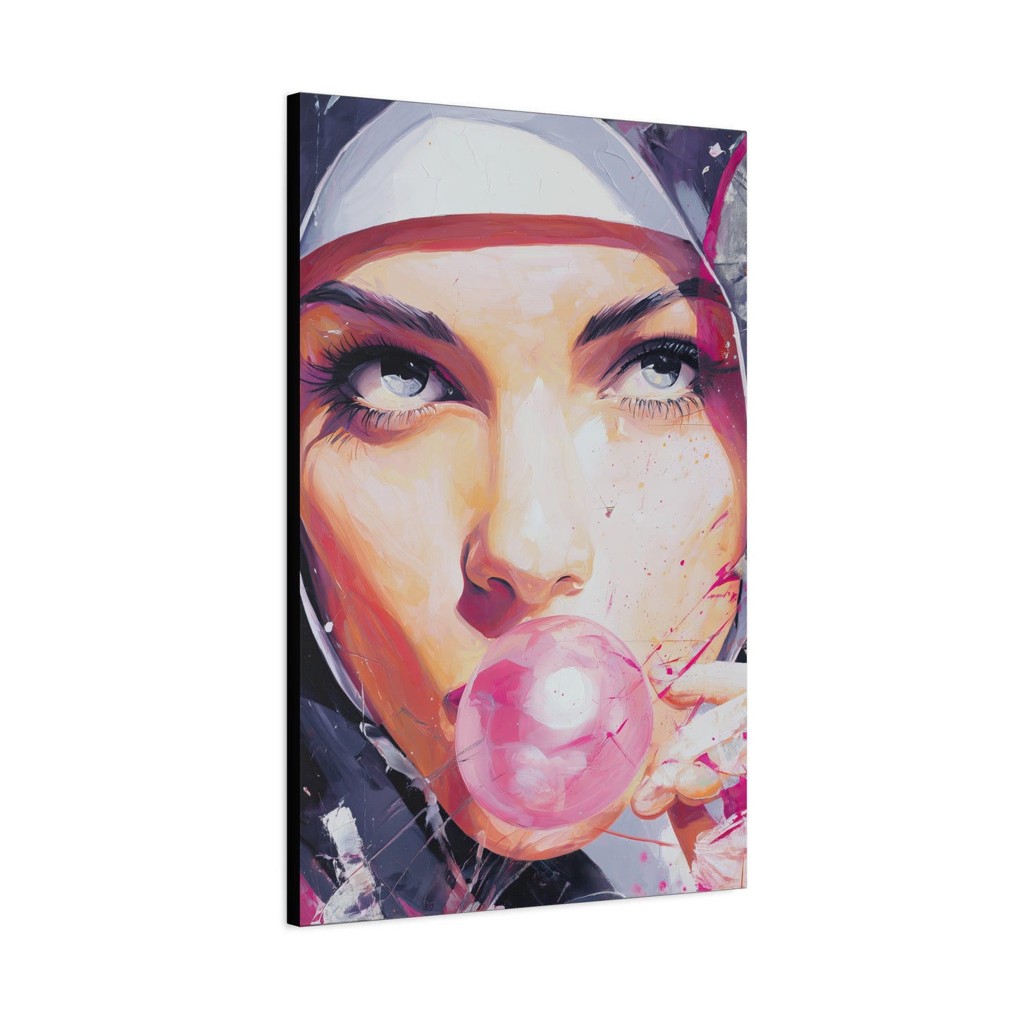 Gallery Wrapped Canvas, Habits and Heresy Art Canvas, Naughty Nuns Art Canvas – Sister Paloma