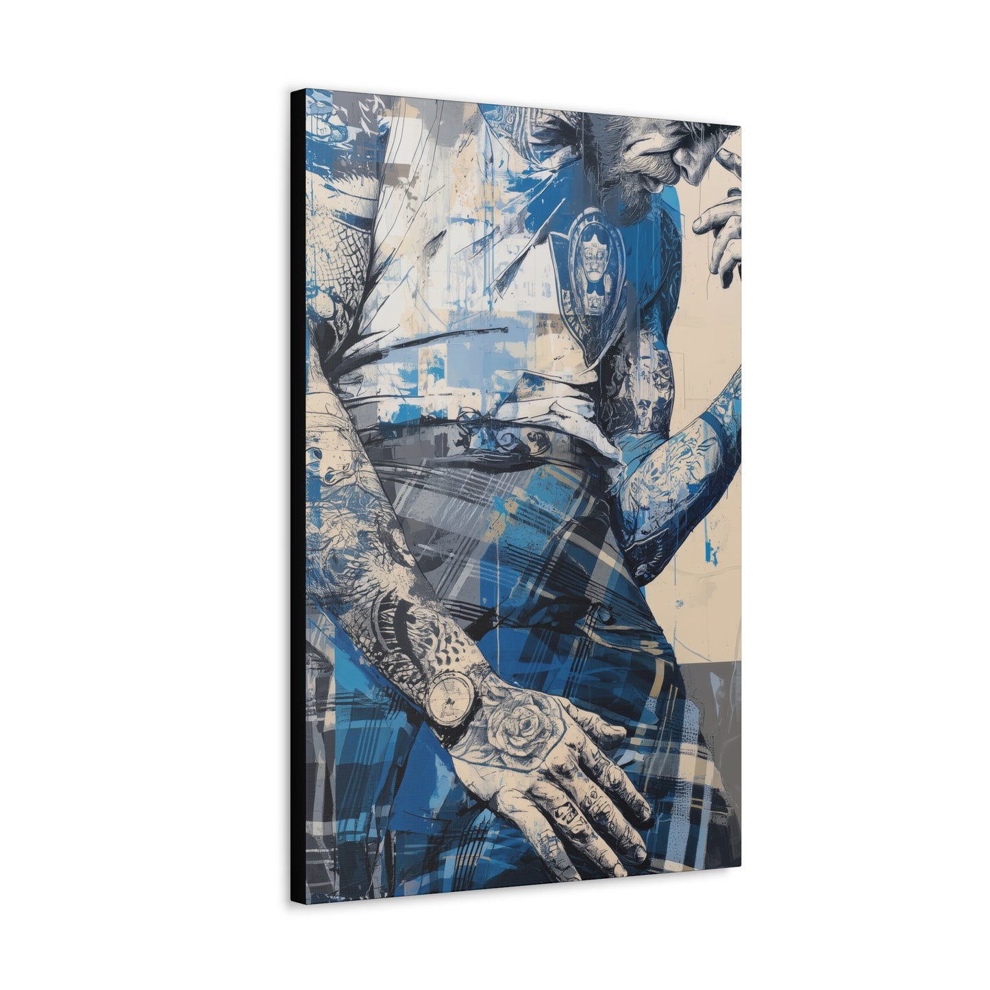 Gallery Wrapped Canvas, Kilts and Carnage Art Canvas, Erotic Pinup Art Canvas – Connor
