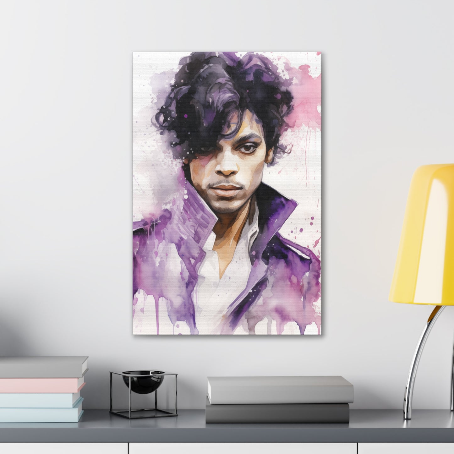 Gallery Wrapped Canvas, Celebrity Inspired, Pop Art Canvas – Prince Rogers