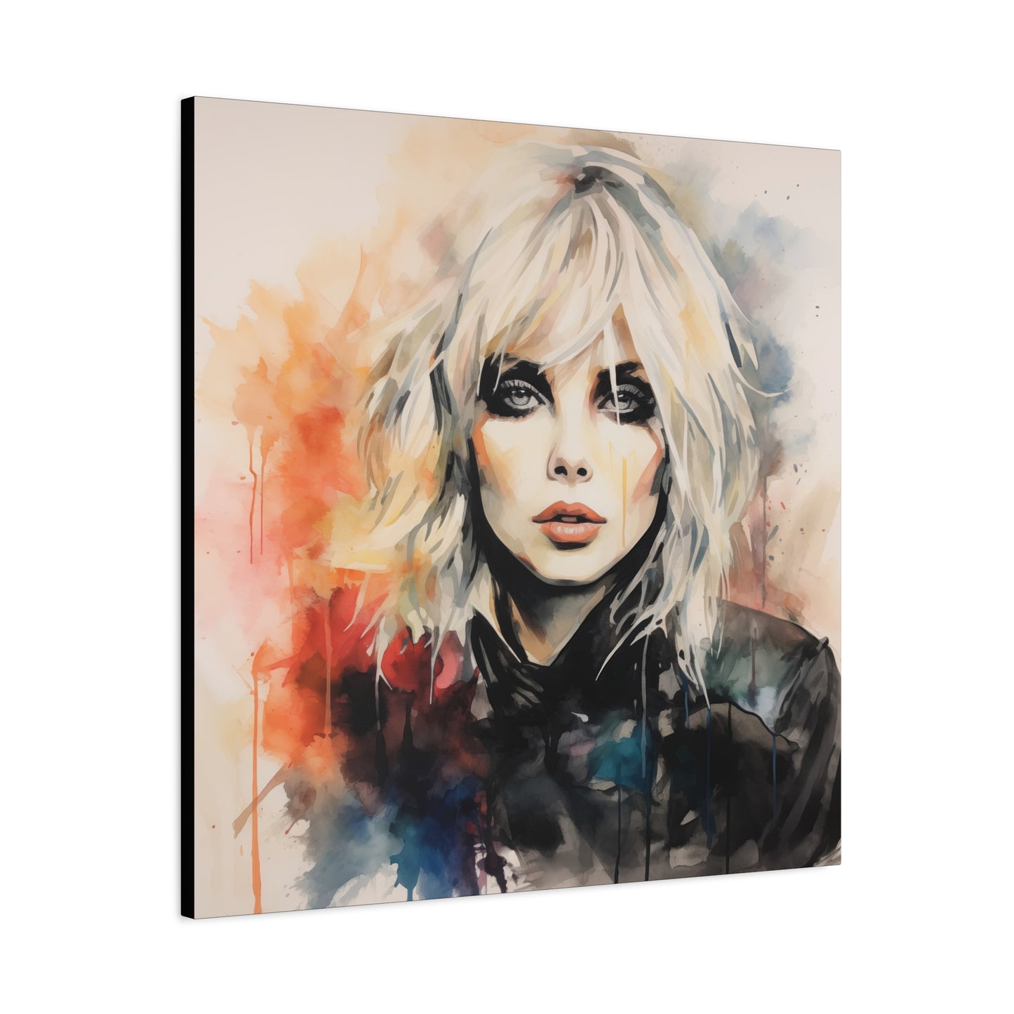 Gallery Wrapped Canvas, Celebrity Inspired, Pop Art Canvas – Debbie