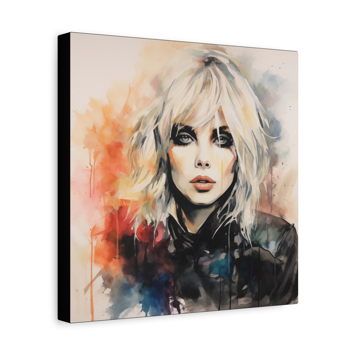 Gallery Wrapped Canvas, Celebrity Inspired, Pop Art Canvas – Debbie