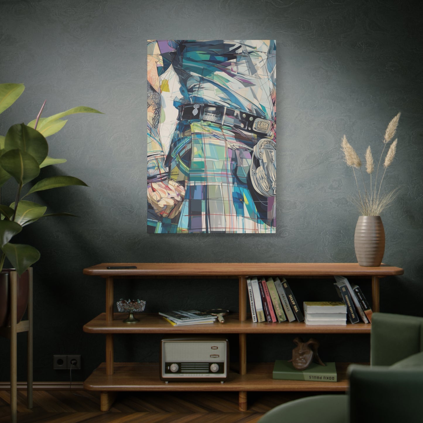 Gallery Wrapped Canvas, Kilts and Carnage Art Canvas, Erotic Pinup Art Canvas – Finn