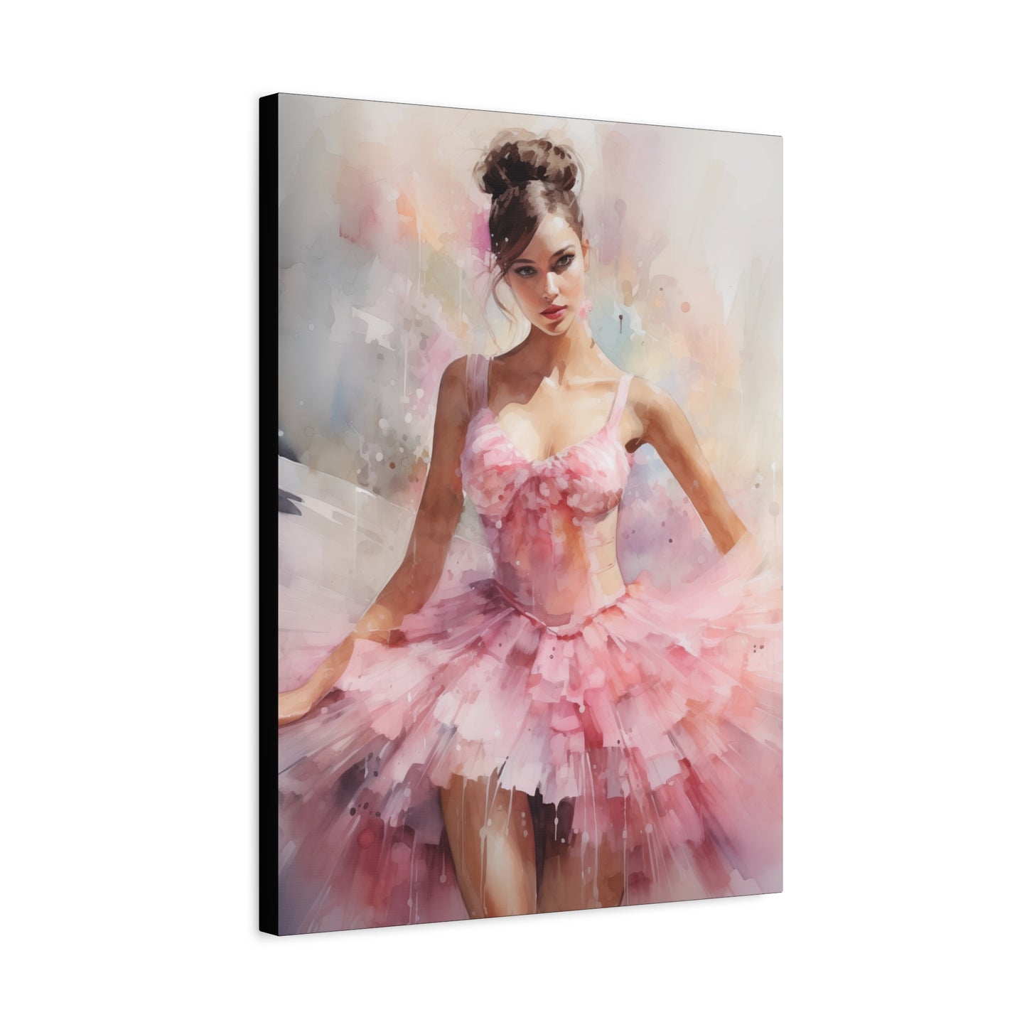 Gallery Wrapped Canvas, Ballerina Beauty, Ballet Art Canvas – Lily