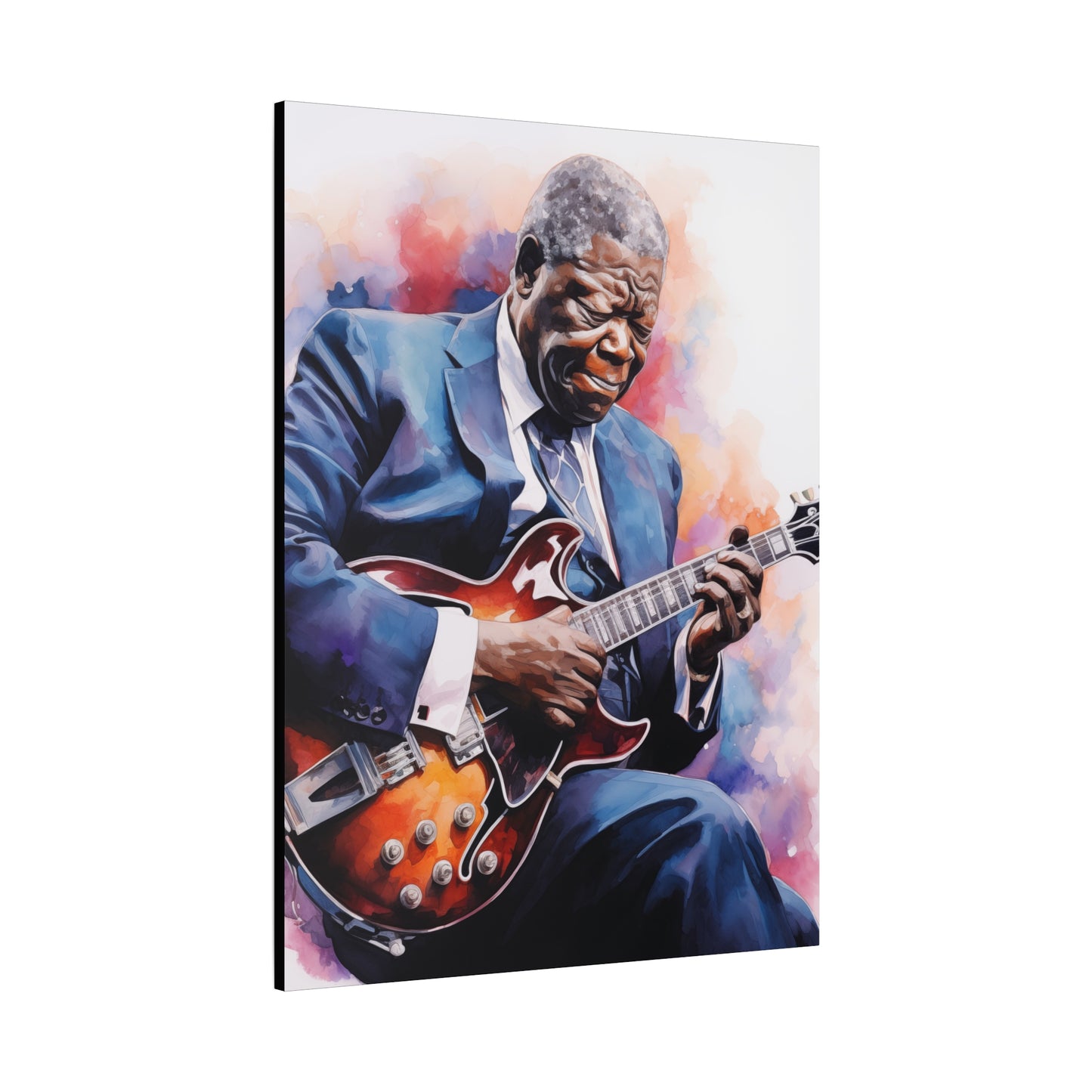 Gallery Wrapped Canvas, Celebrity Inspired, Pop Art Canvas – The King Also
