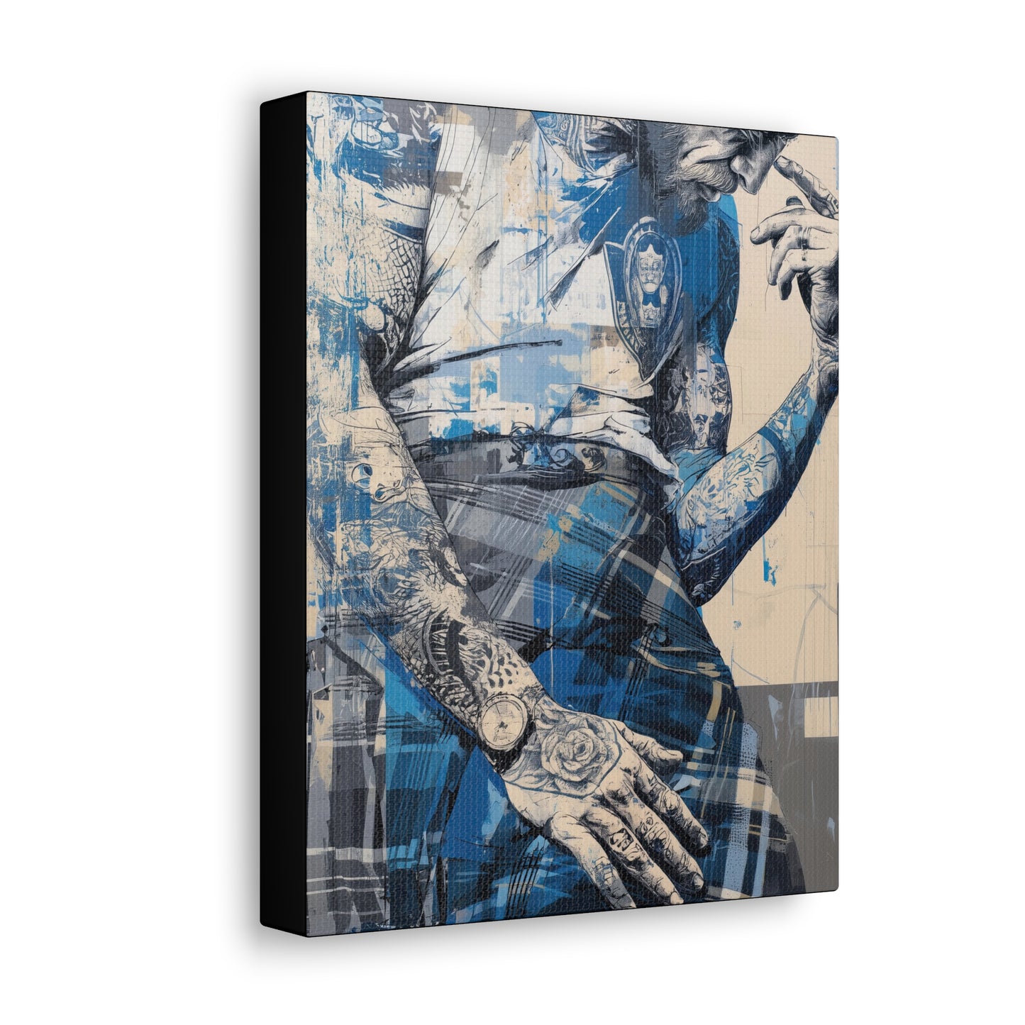 Gallery Wrapped Canvas, Kilts and Carnage Art Canvas, Erotic Pinup Art Canvas – Connor