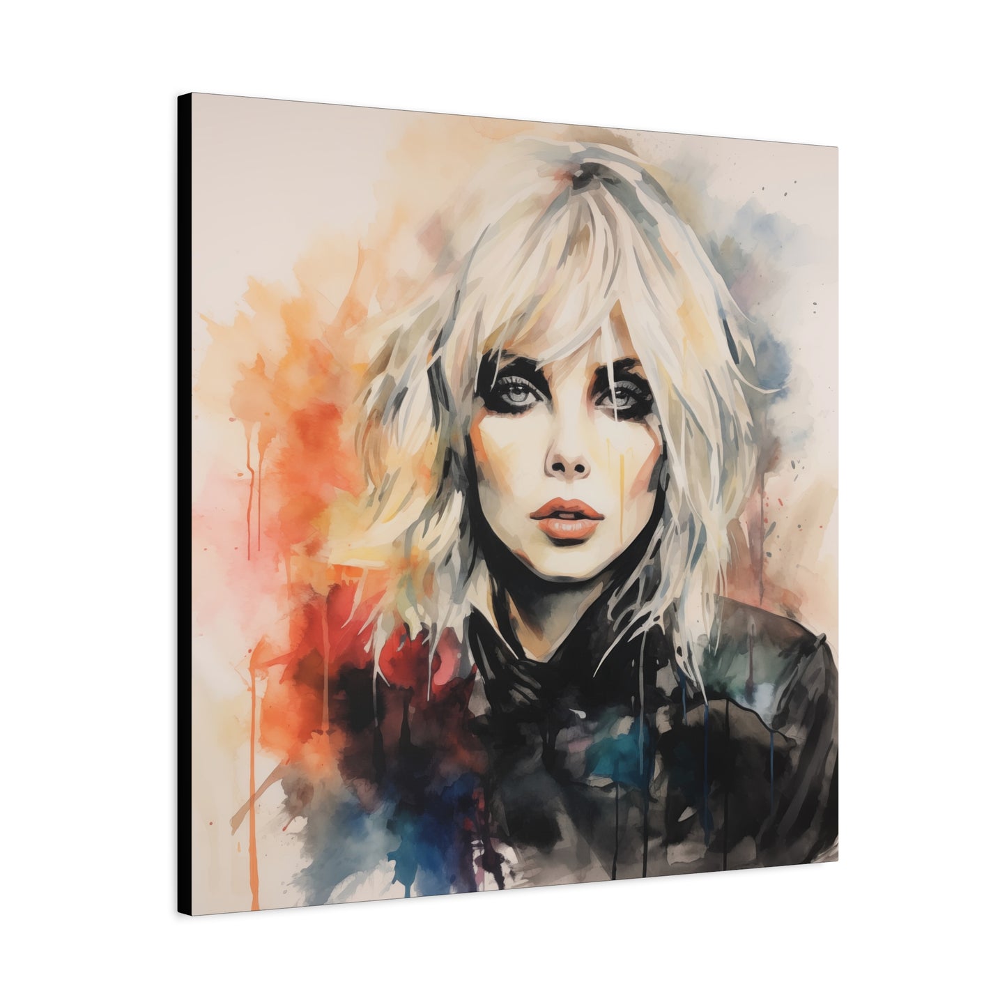 Gallery Wrapped Canvas, Celebrity Inspired, Pop Art Canvas – Debbie