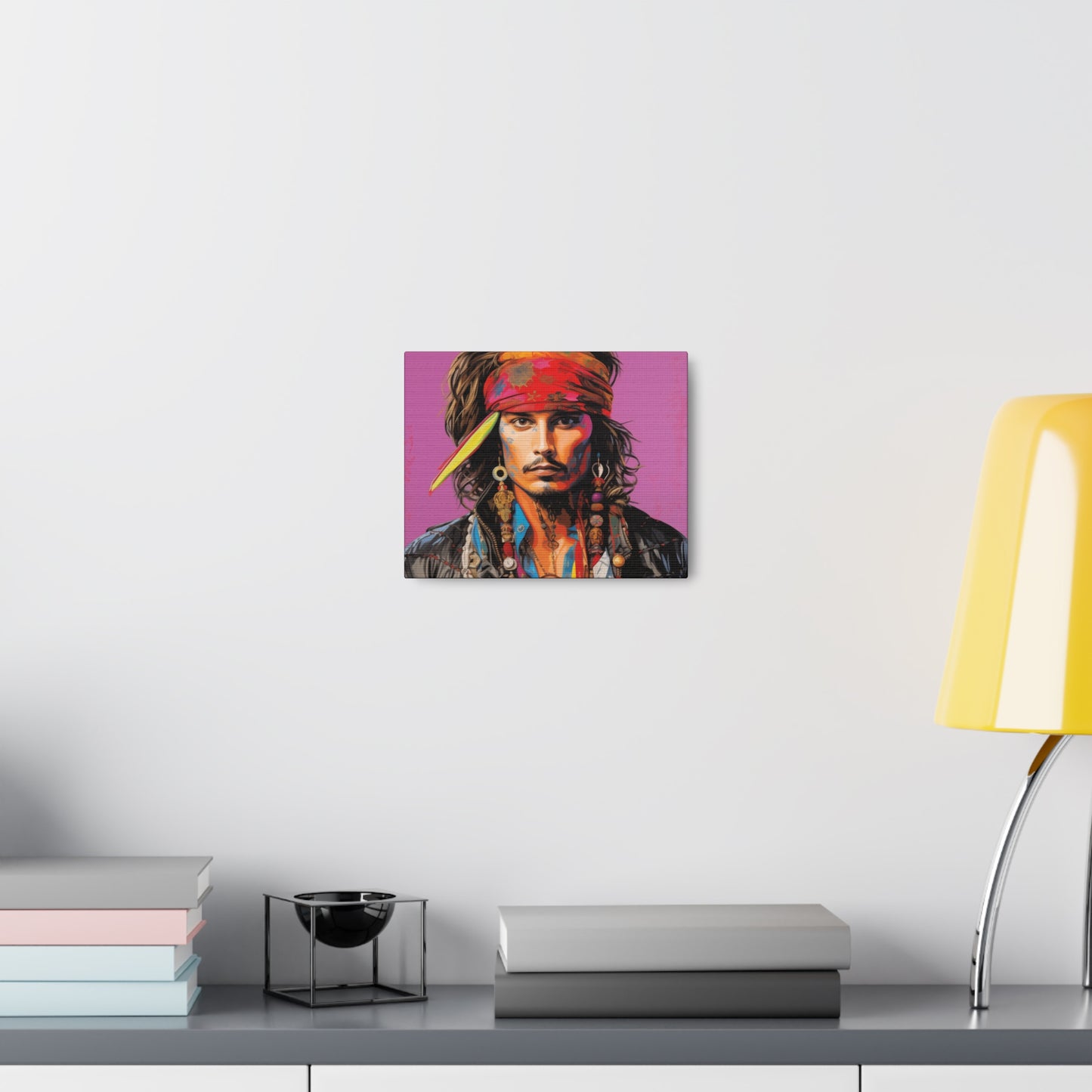 Gallery Wrapped Canvas, Celebrity Inspired, Pop Art Canvas – Johnny Also